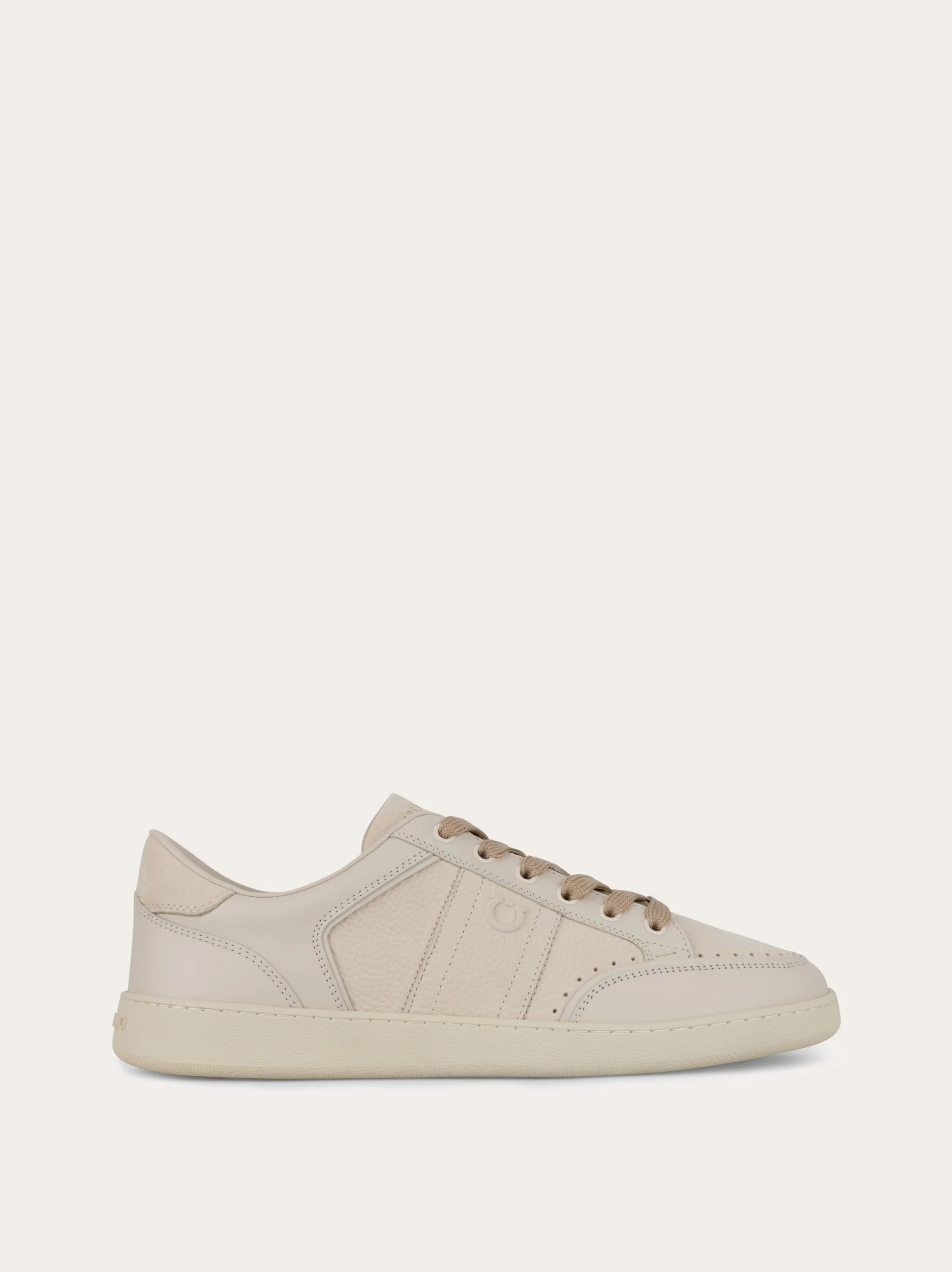 Low-top sneaker with signature - 1