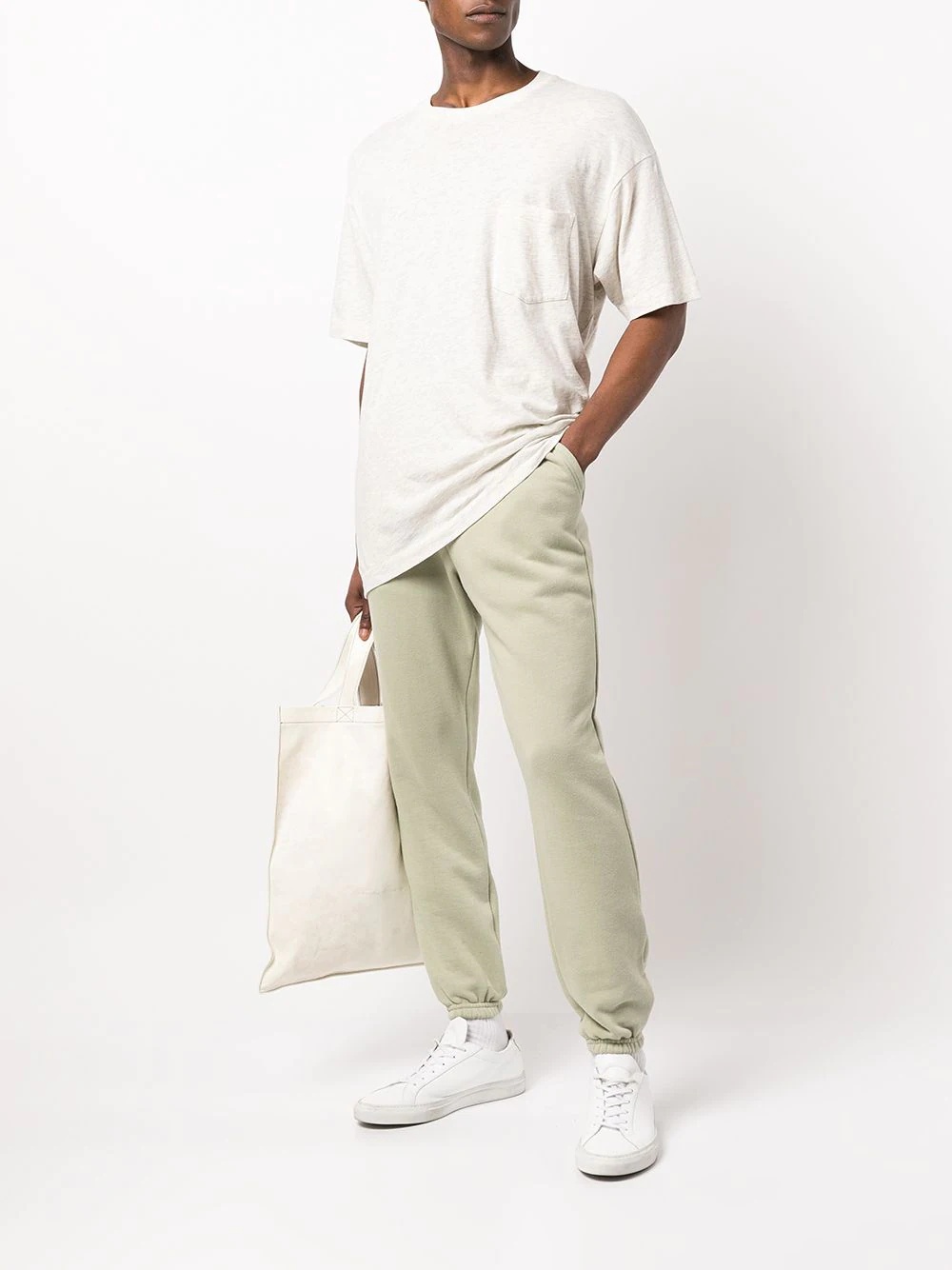 LA drawstring-waist track pants - 2