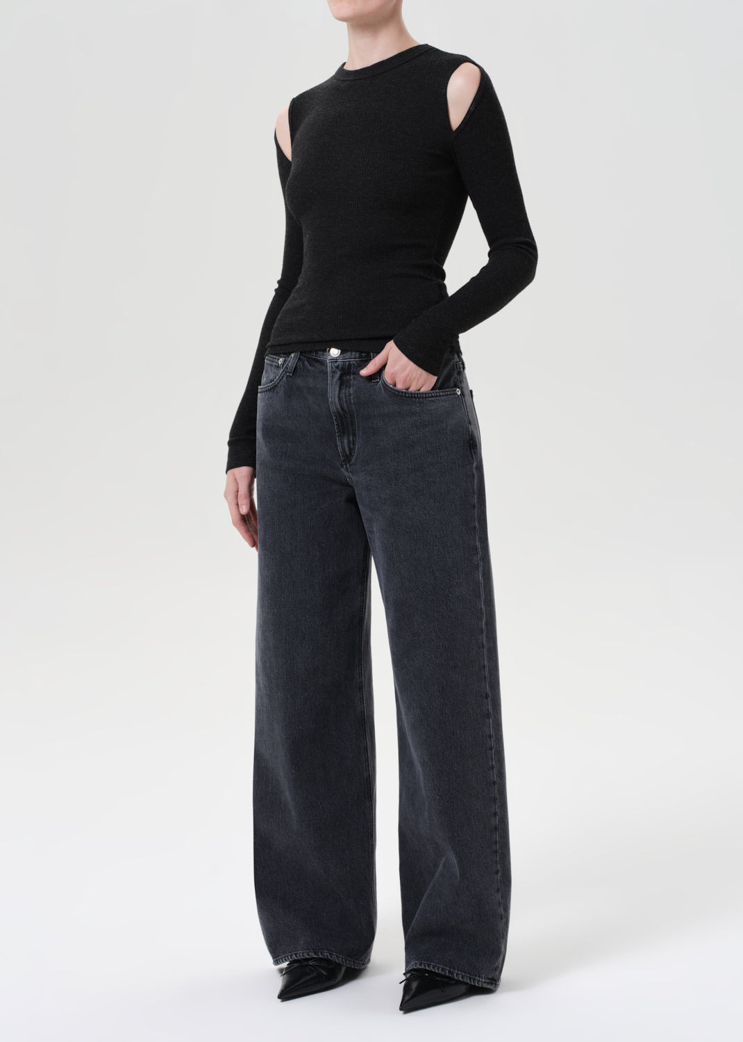 PIERCE LONG SLEEVE TEE IN KATNISS - 6