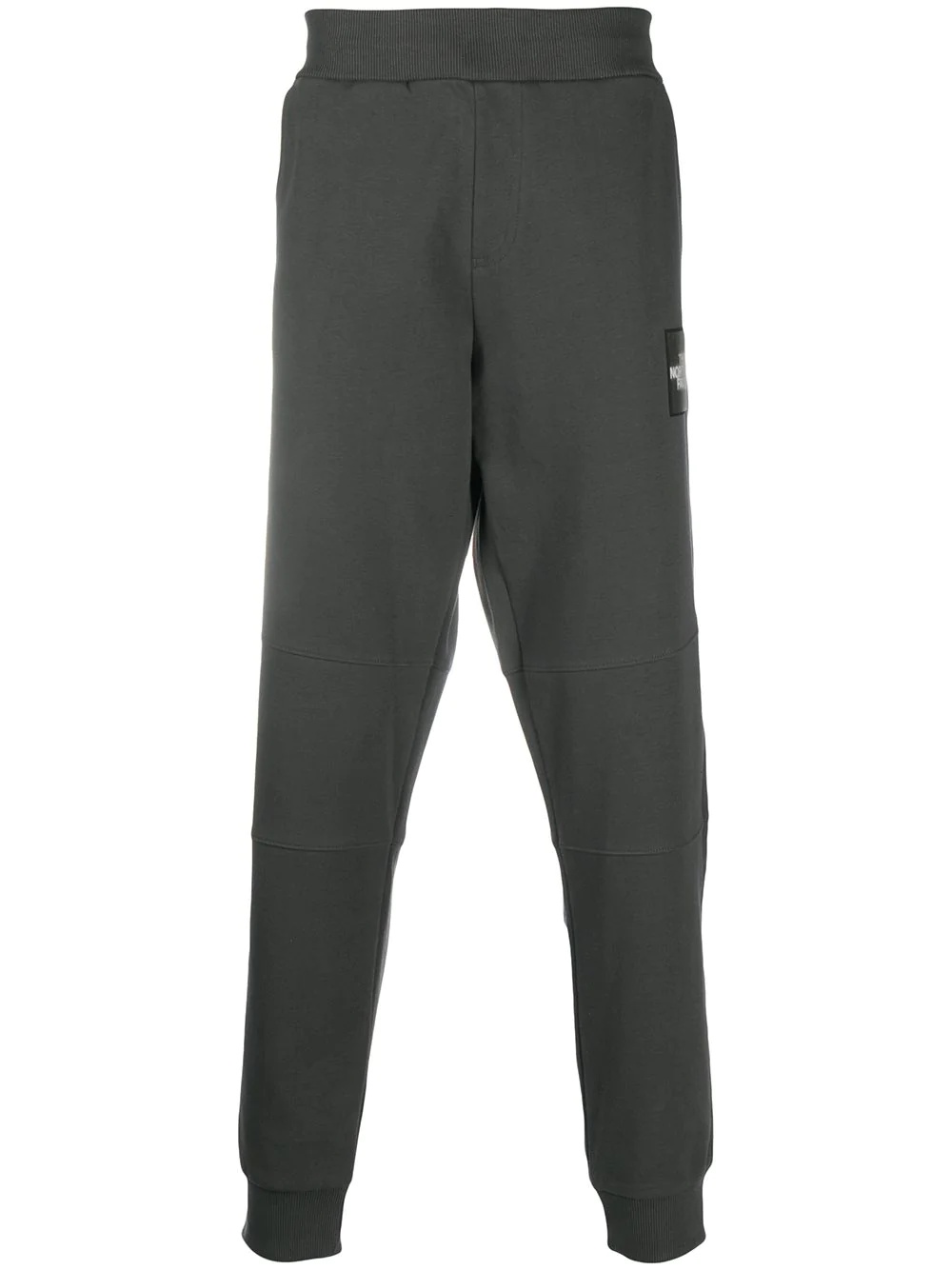 cuffed cotton track pants - 1