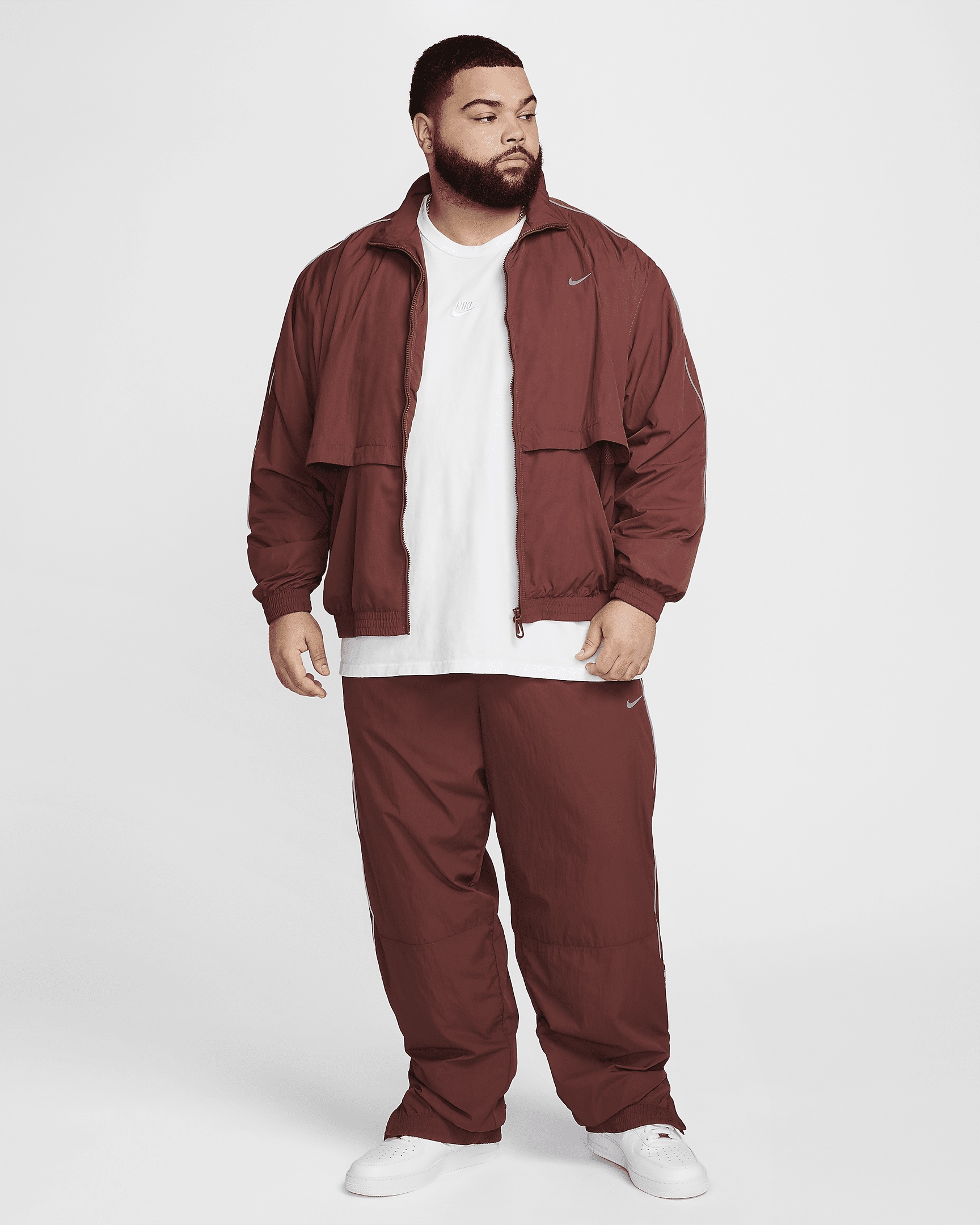 Nike Sportswear Solo Swoosh Men's Woven Track Jacket - 18