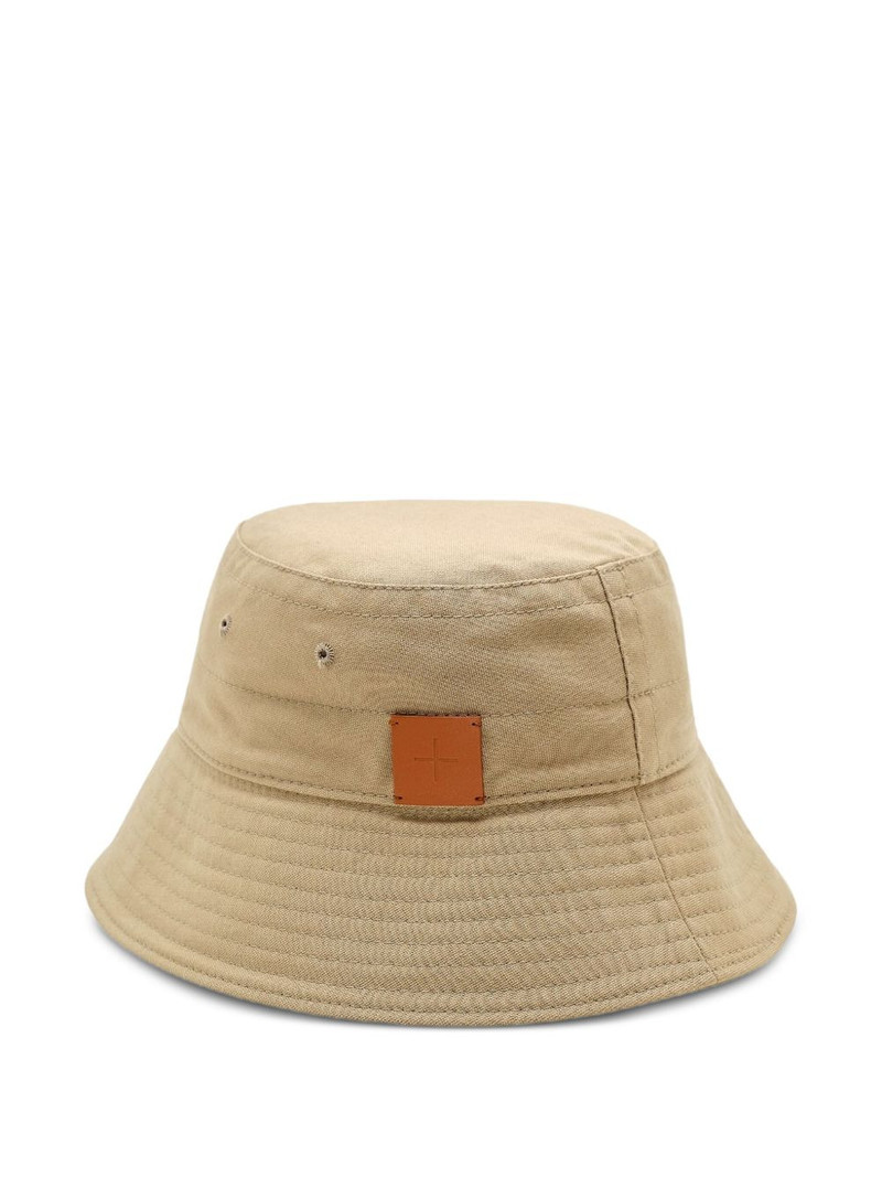 logo-patch bucket hat 1