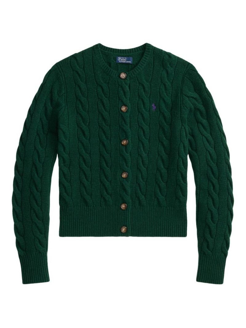 cable-knit cardigan 1