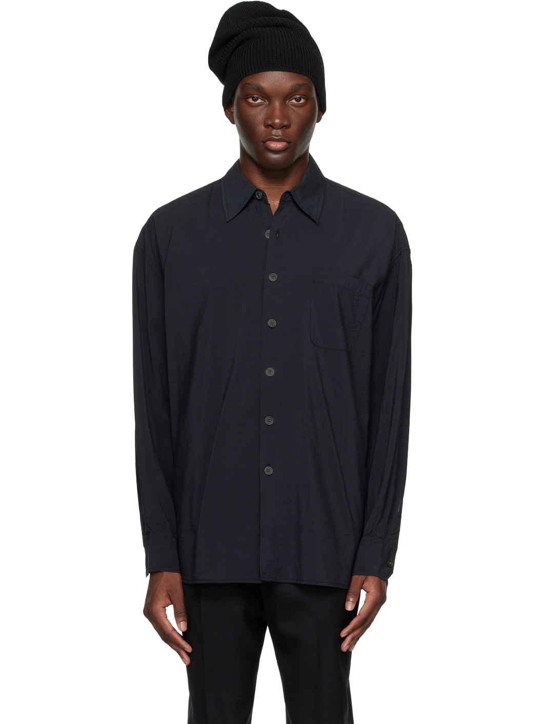 Black Borrowed Shirt - 1