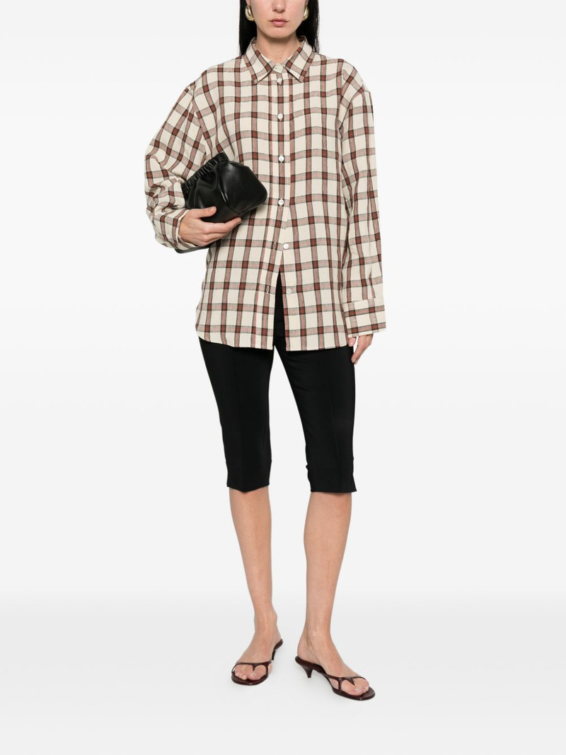 RÓHE seam-detail cropped trousers outlook