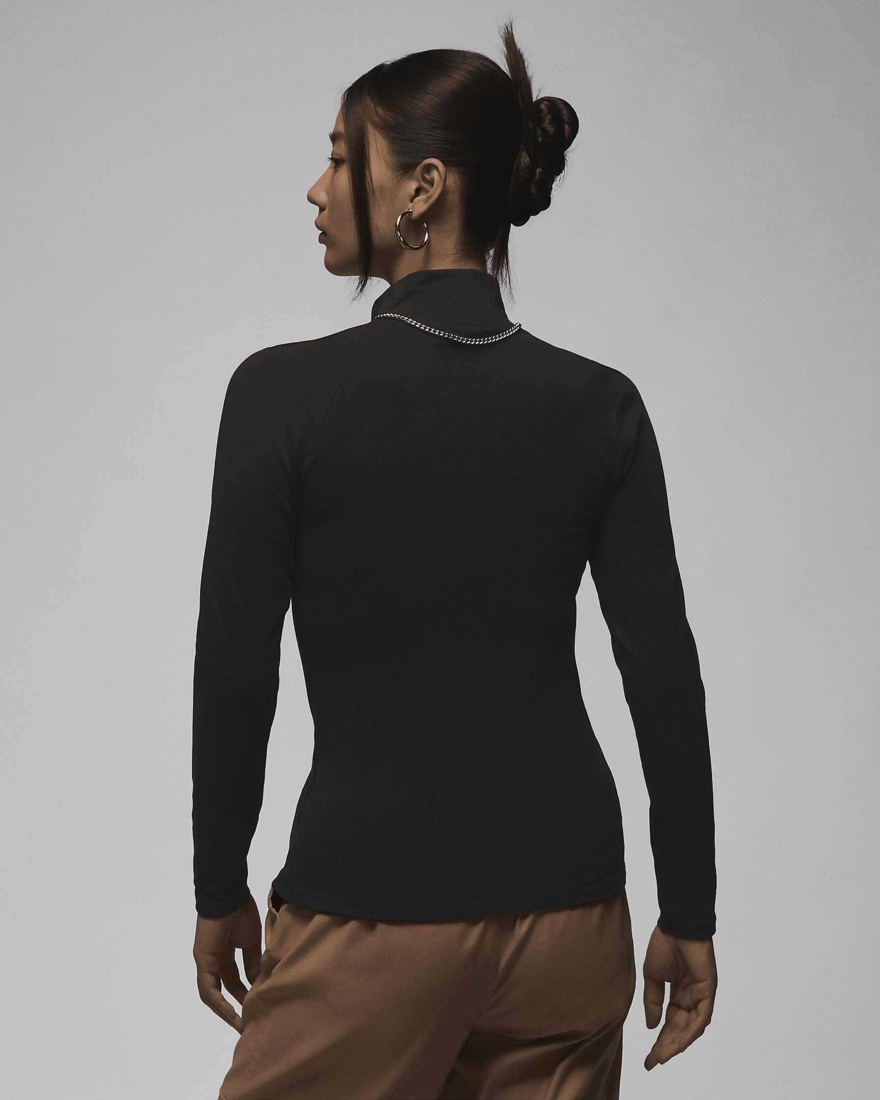 Women's Jordan Long-Sleeve Mock Neck Top - 2