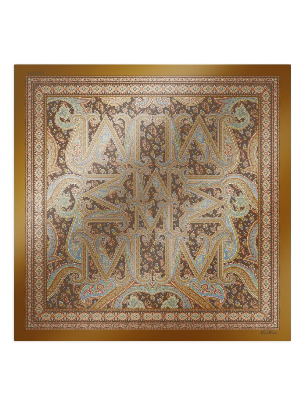 paisley-pattern scarf - 1