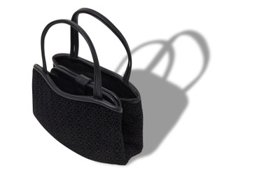 Manolo Blahnik Black Lace Mini Handbag outlook