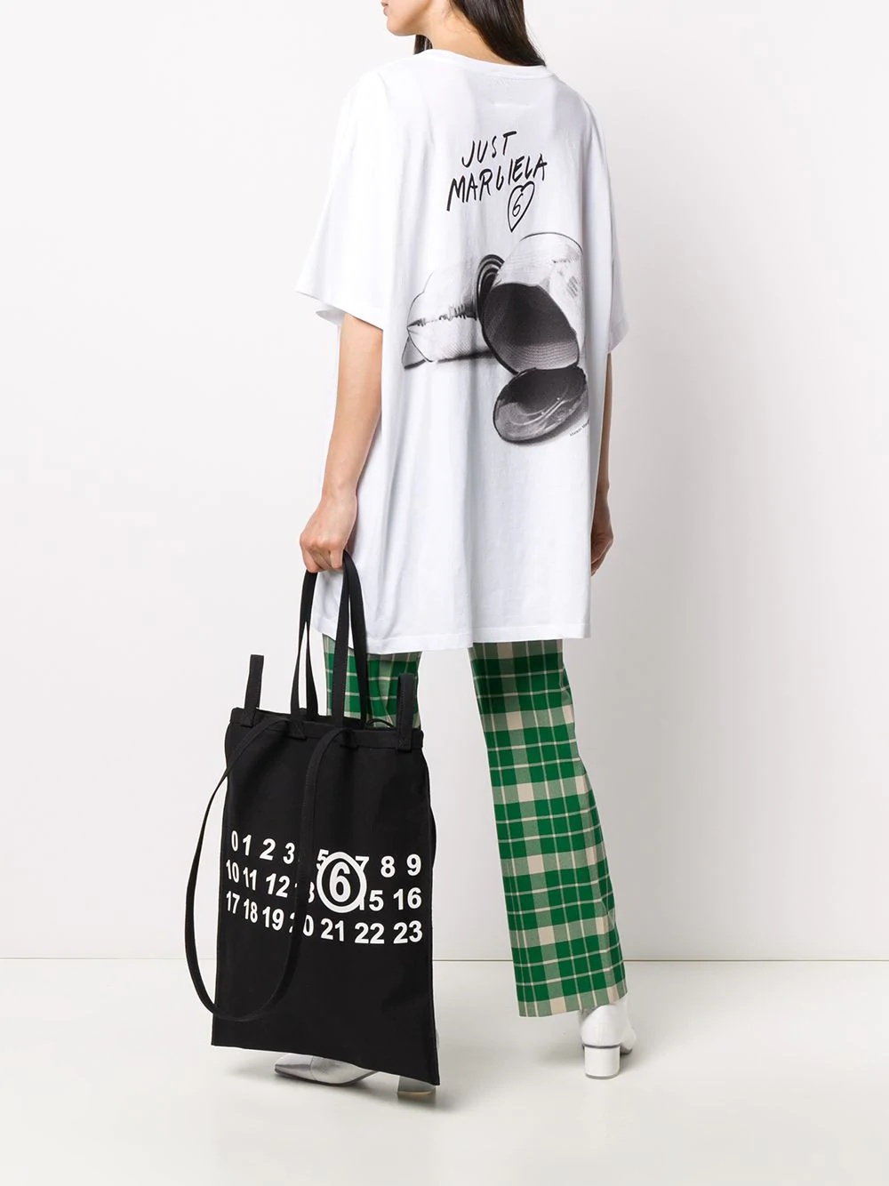 numbers logo shopper tote - 2