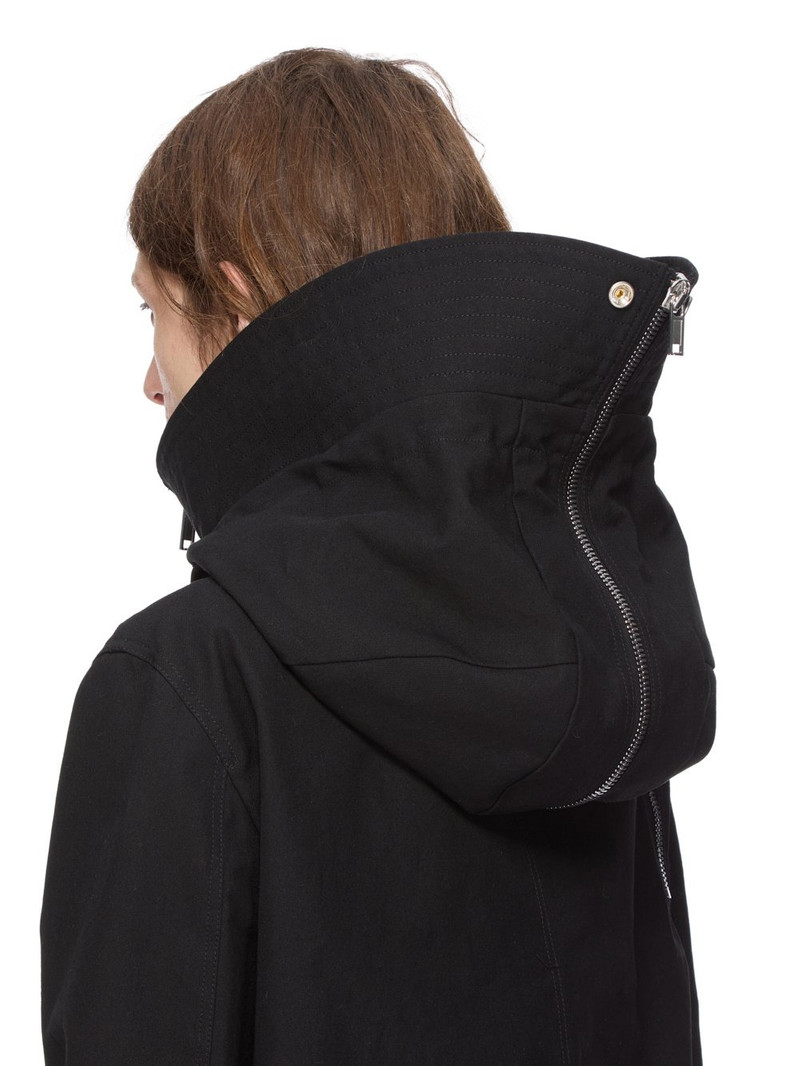 Black Hollywood Cropped Headon Parka 5