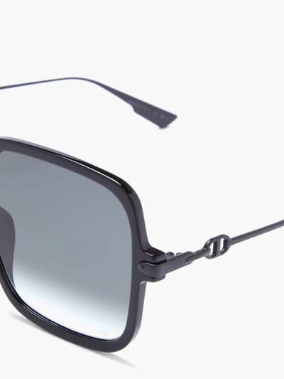 Dior DiorLink oversized square acetate sunglasses outlook