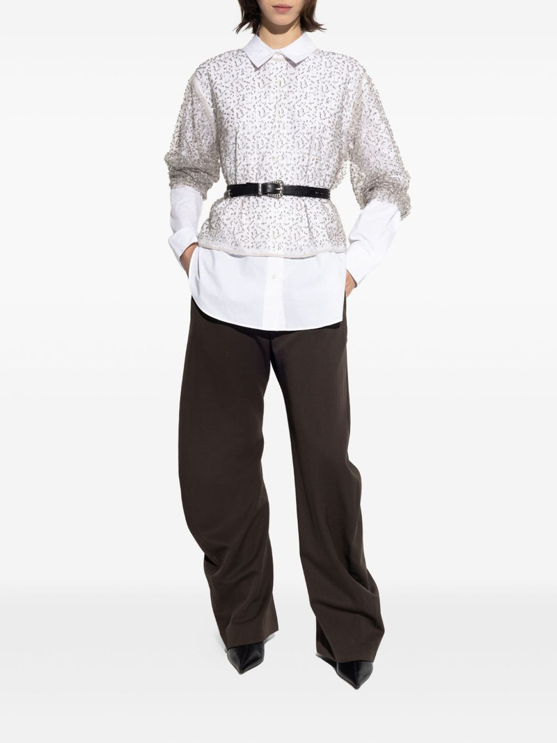 SAMSØE SAMSØE Samally beaded-detail top outlook