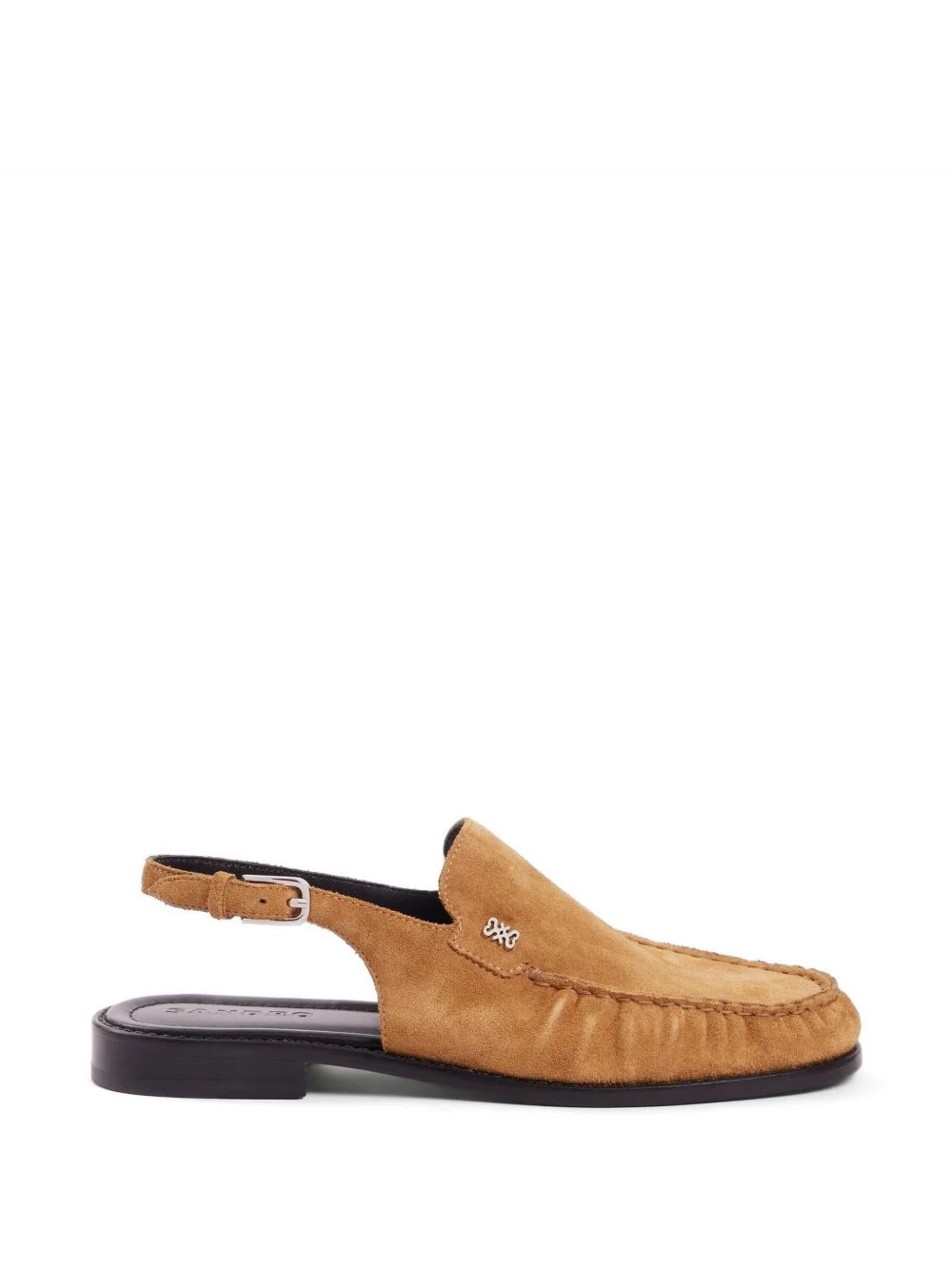buckle suede loafers - 1