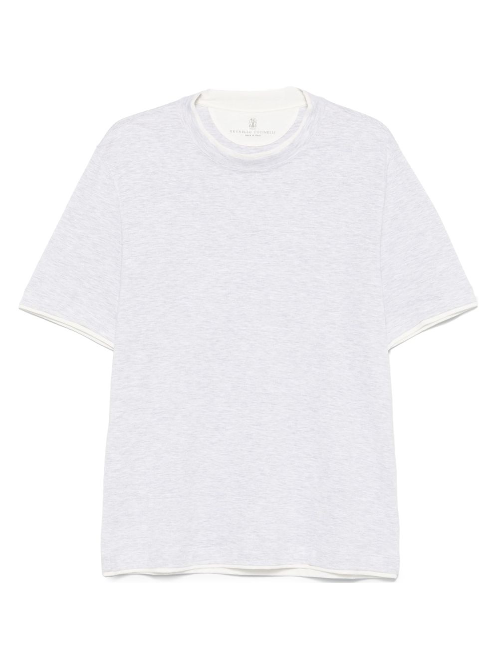 faux-layered T-shirt - 1