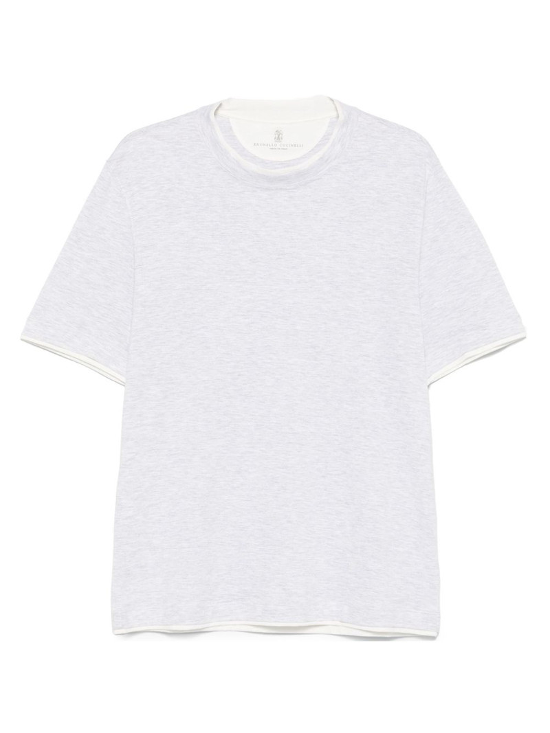 faux-layered T-shirt 1