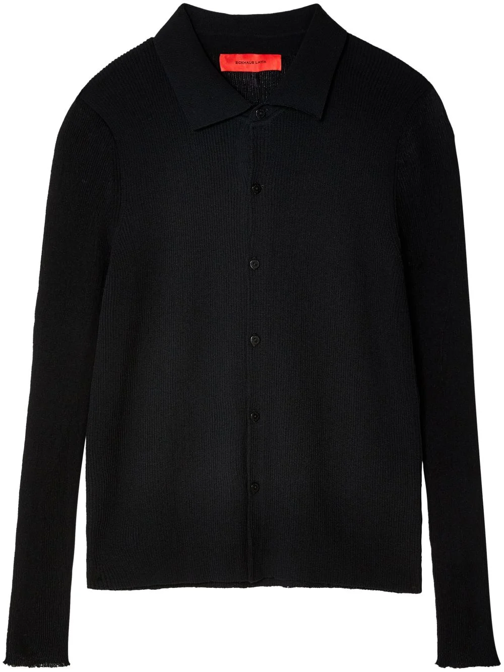 spread-collar button-down shirt - 1