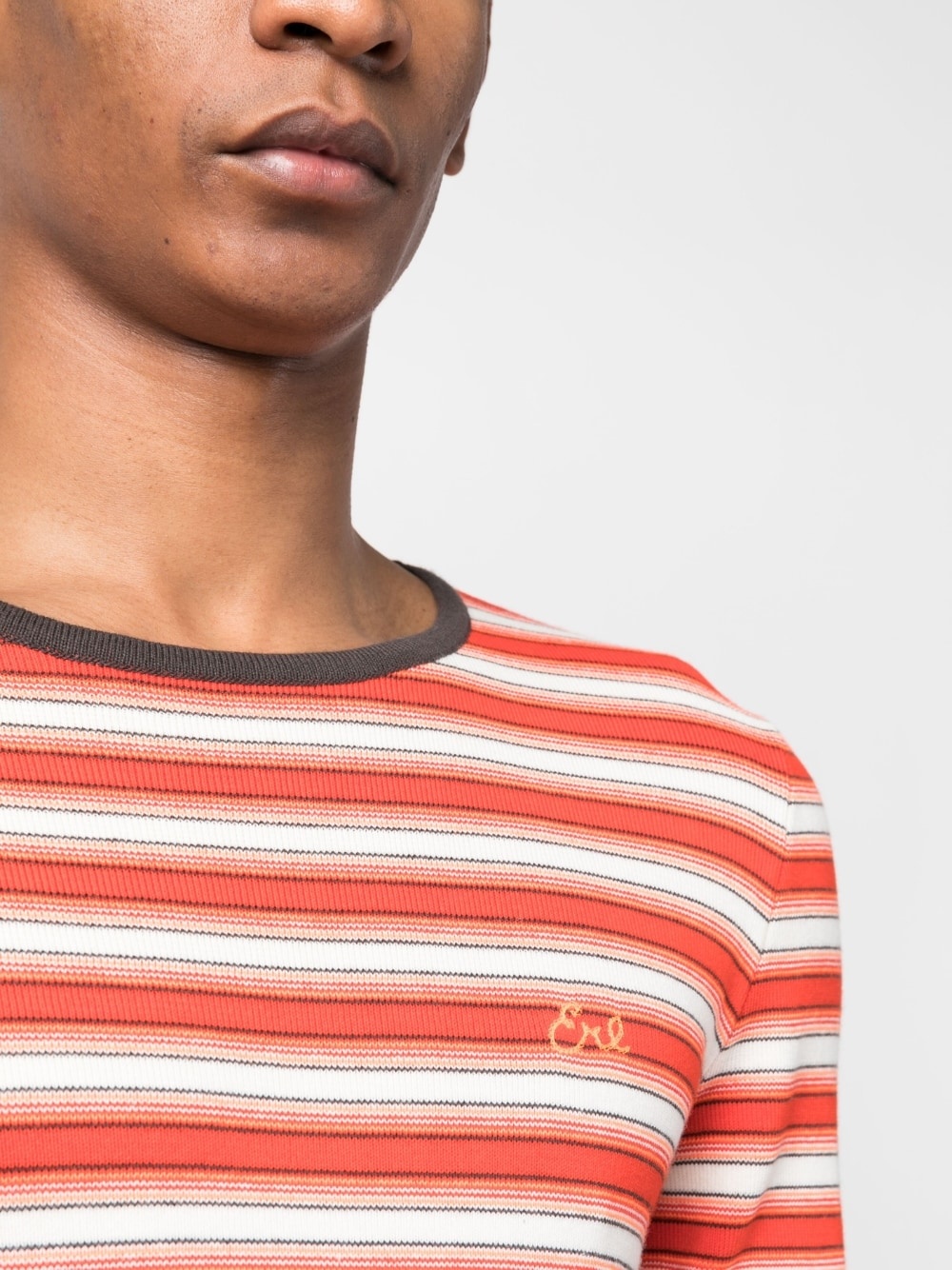 embroidered-logo crew-neck jumper - 5