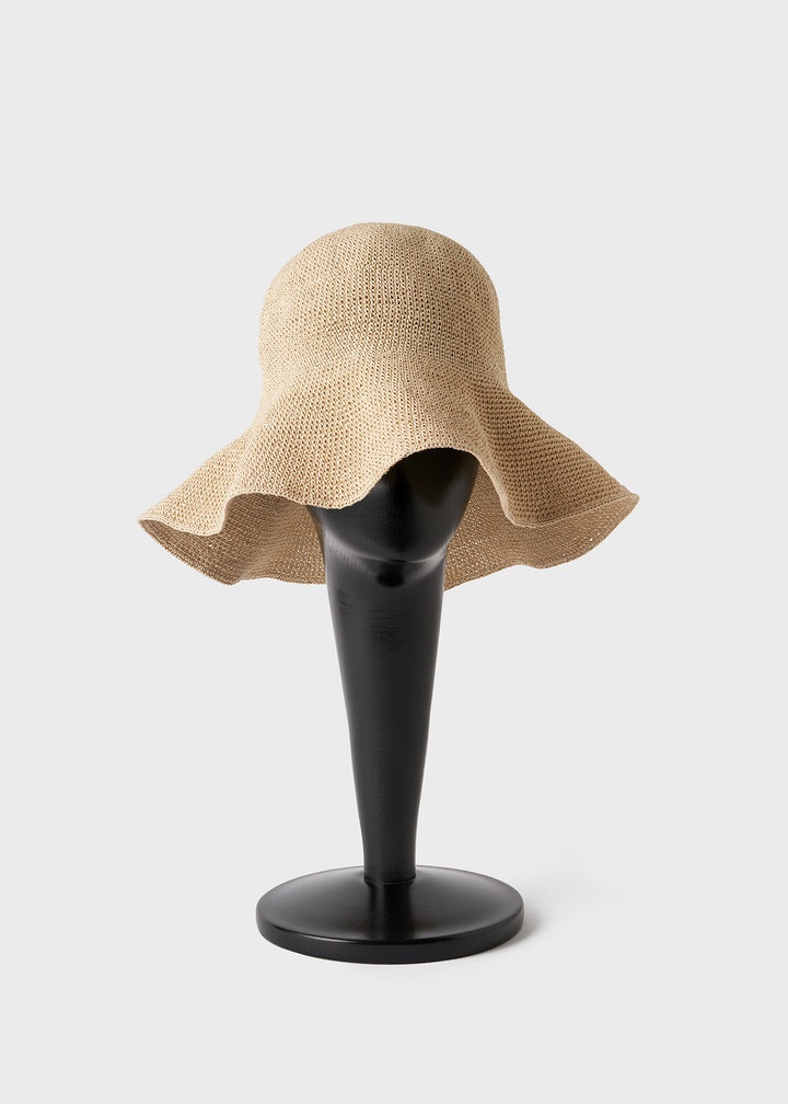 Paper straw hat cashew - 3