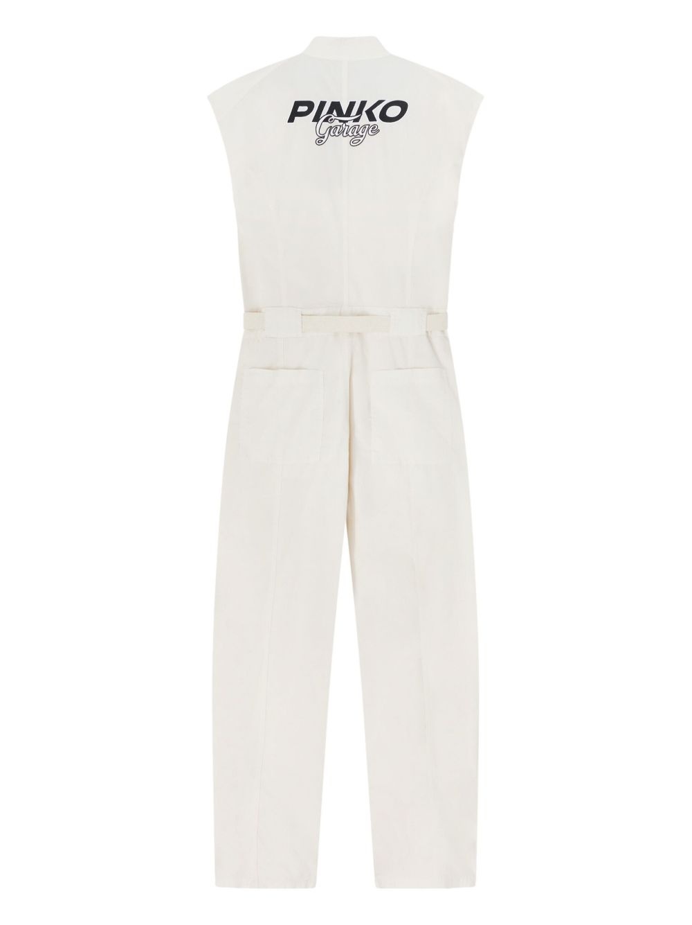 logo-print jumpsuit - 2