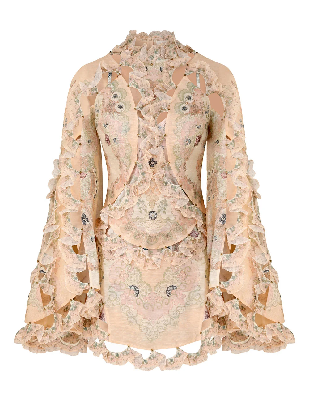 REBELLION SCALLOP MINI DRESS - 1