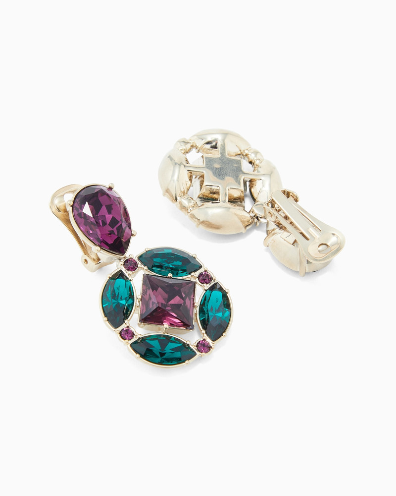 GIORGIO ARMANI PENDANT EARRINGS WITH SWAROVSKI CRYSTALS outlook