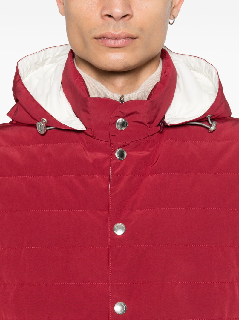 hooded zipped gilet 5