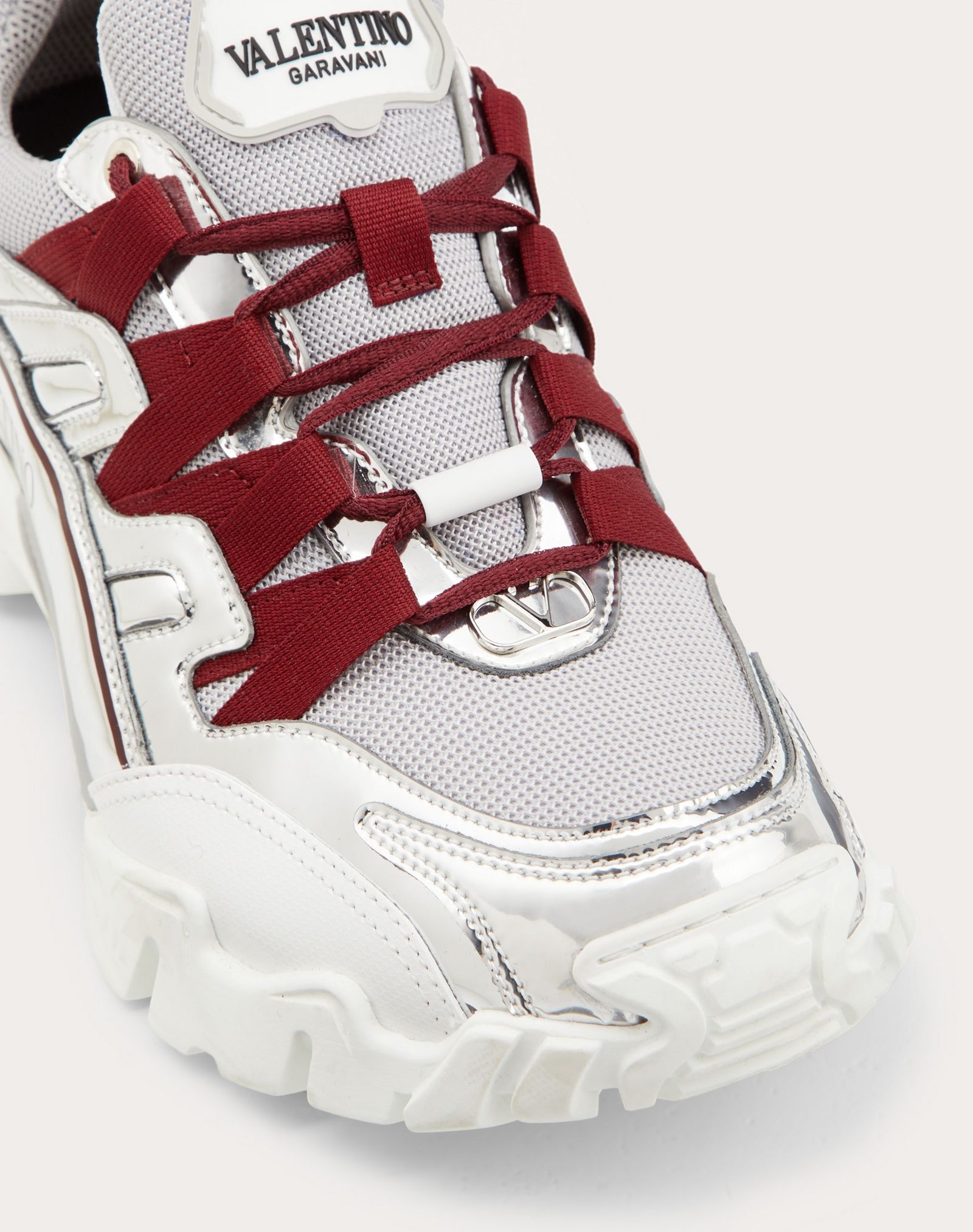Valentino Garavani CLIMBERS sneaker in fabric and calfskin leather. - 5