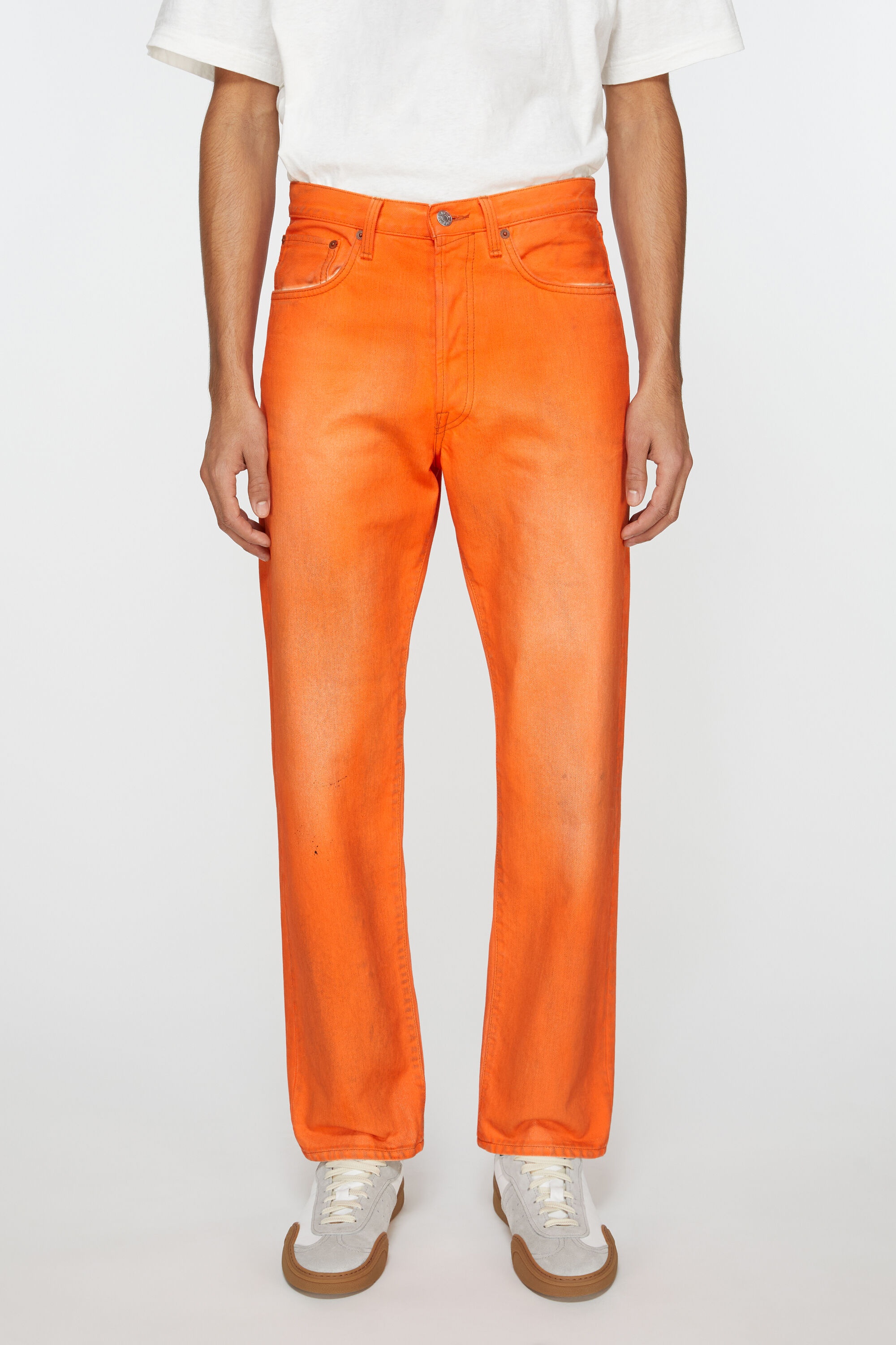 Relaxed fit jeans - 2003 - Neon orange - 2
