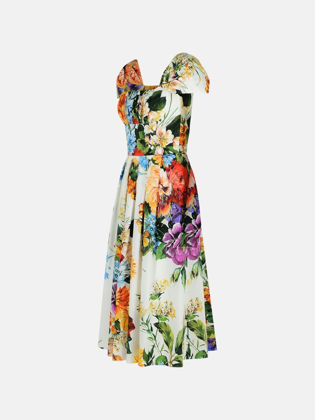 'FIORATO' MULTICOLOR COTTON DRESS - 2