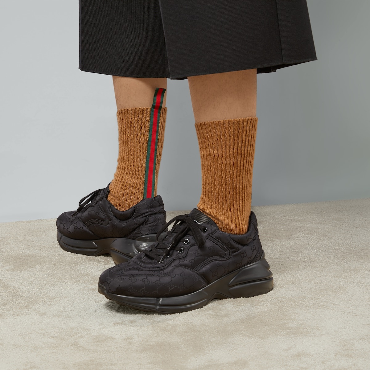 Wool blend socks with Web - 3