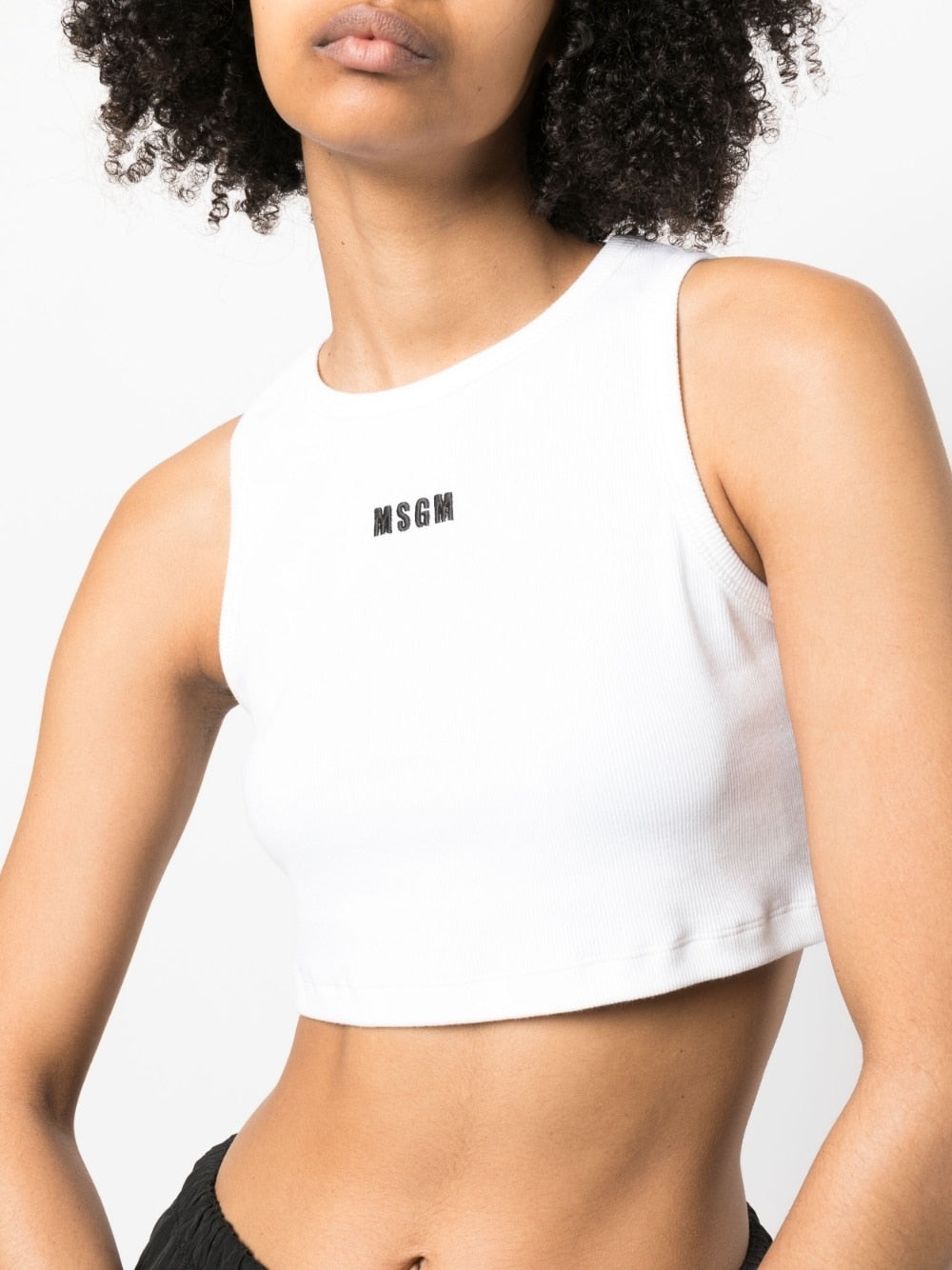 Msgm Top Bianco Donna - 2