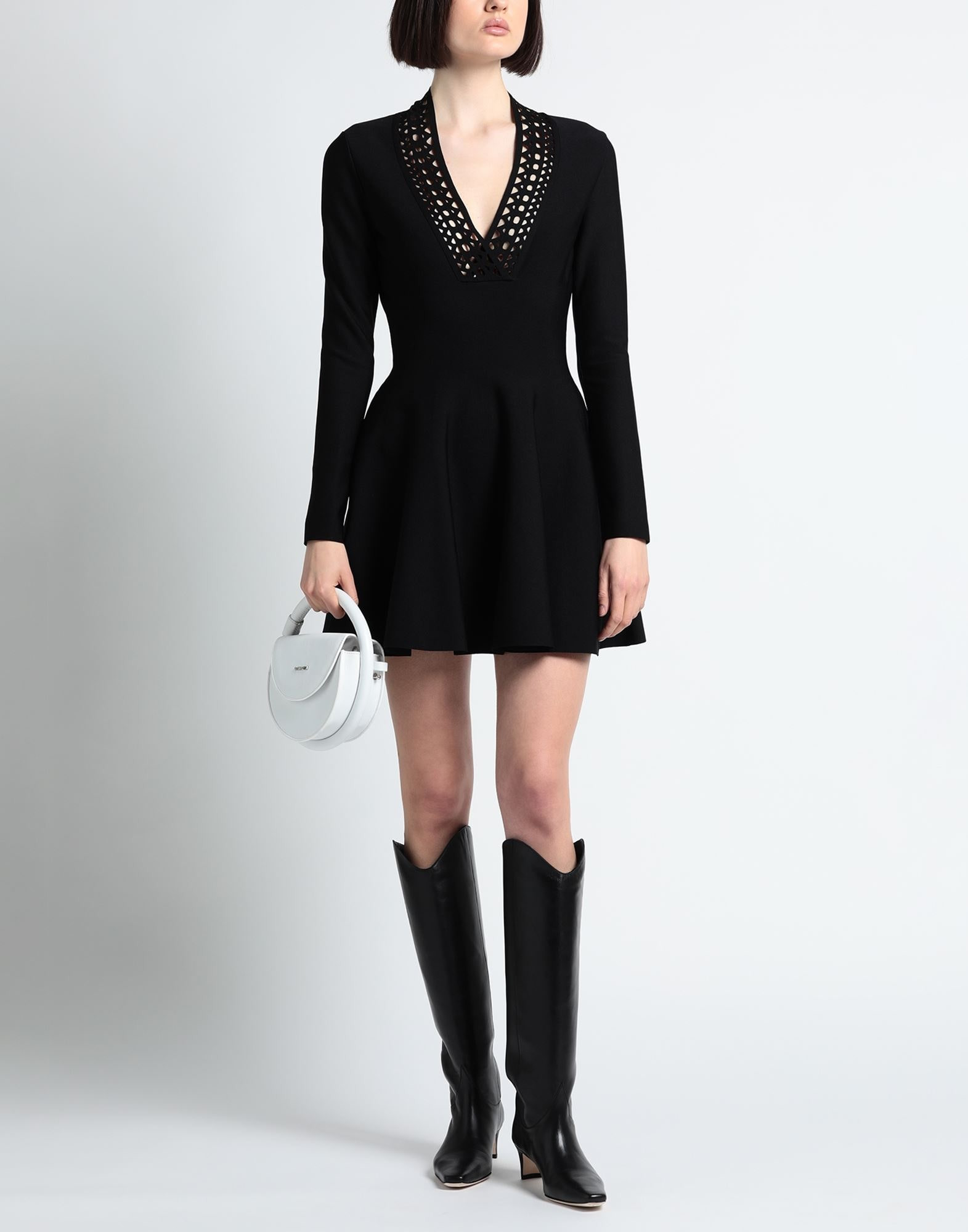 Black Women's Short Dress - 3
