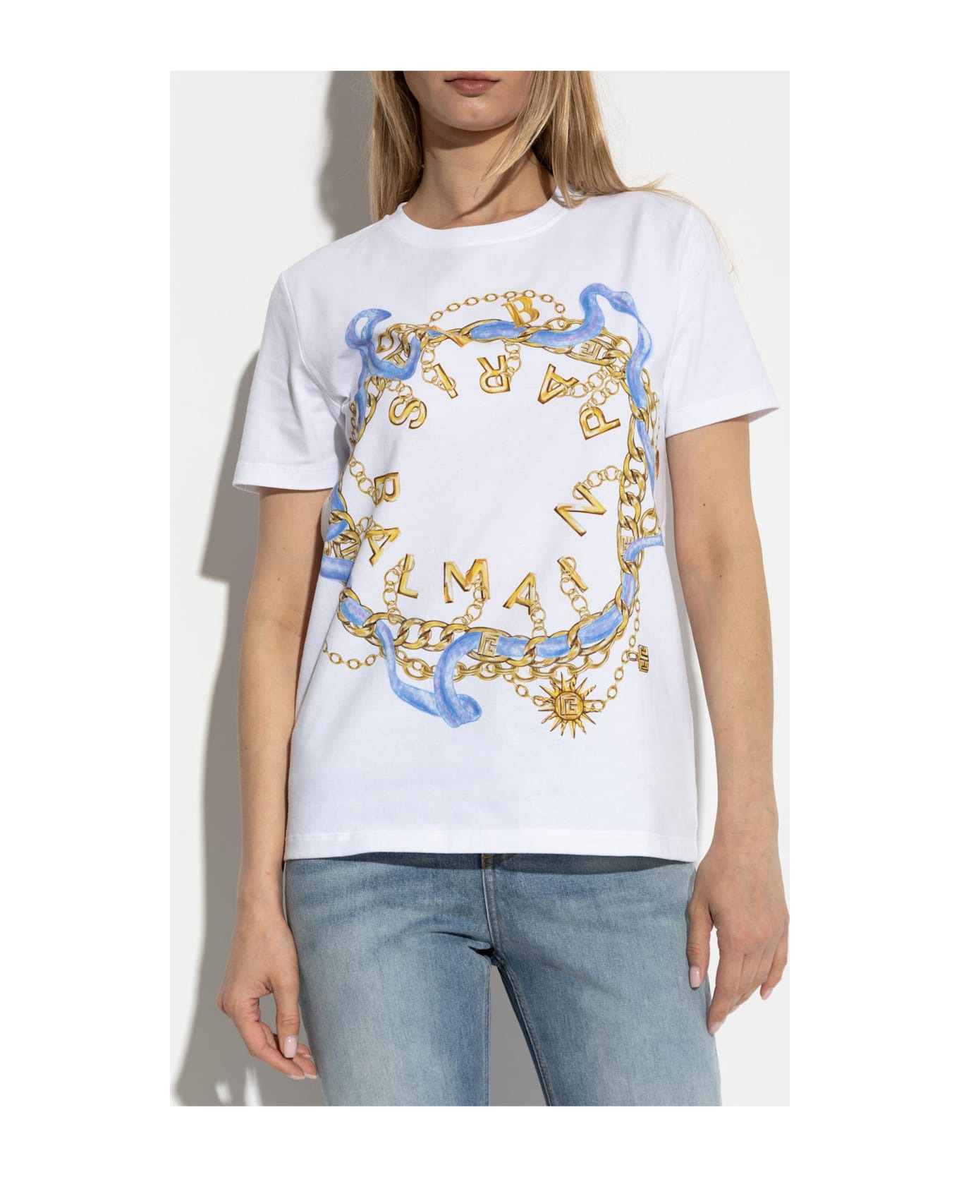 Balmain T-shirt With Colorful Print - 3