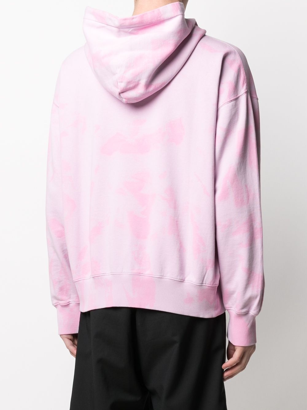 tie-dye cotton hoodie - 4