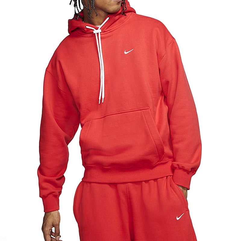 Men's Nike Casual Sports Fleece Drawstring Pullover Red CD6393-657 - 4