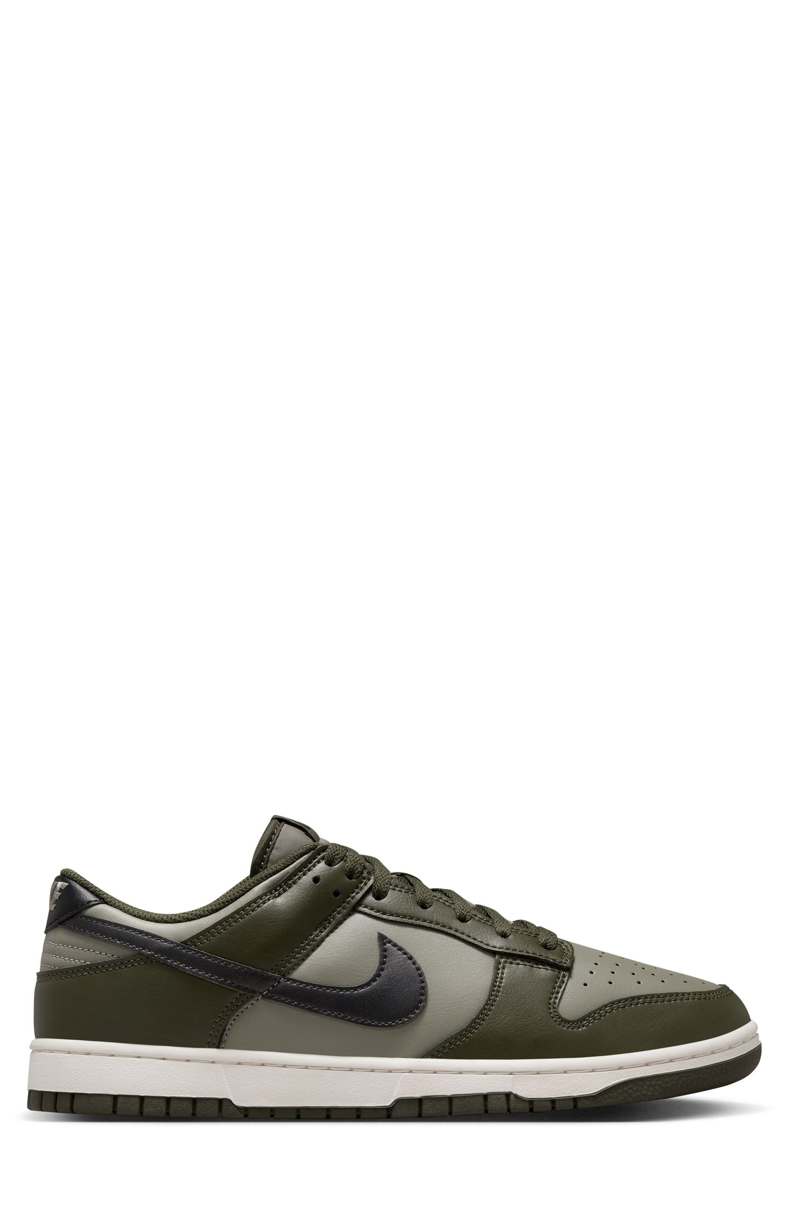 Nike Dunk Low Retro Basketball Sneaker in Light Army/Cargo Khaki at Nordstrom - 2