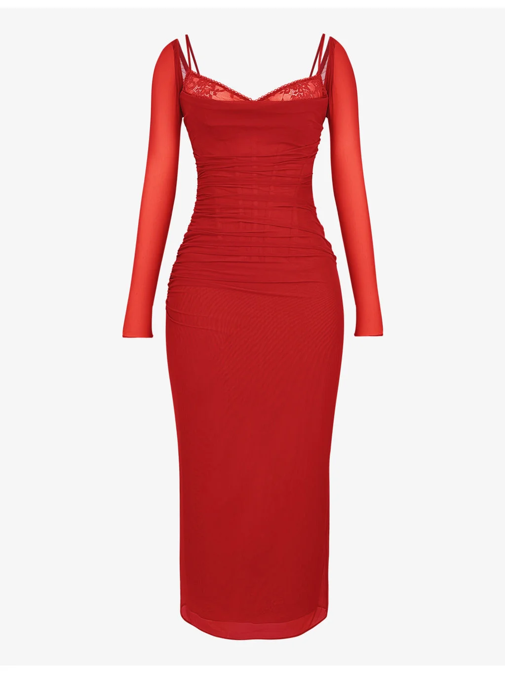 Katarina corseted stretch-woven maxi dress - 1