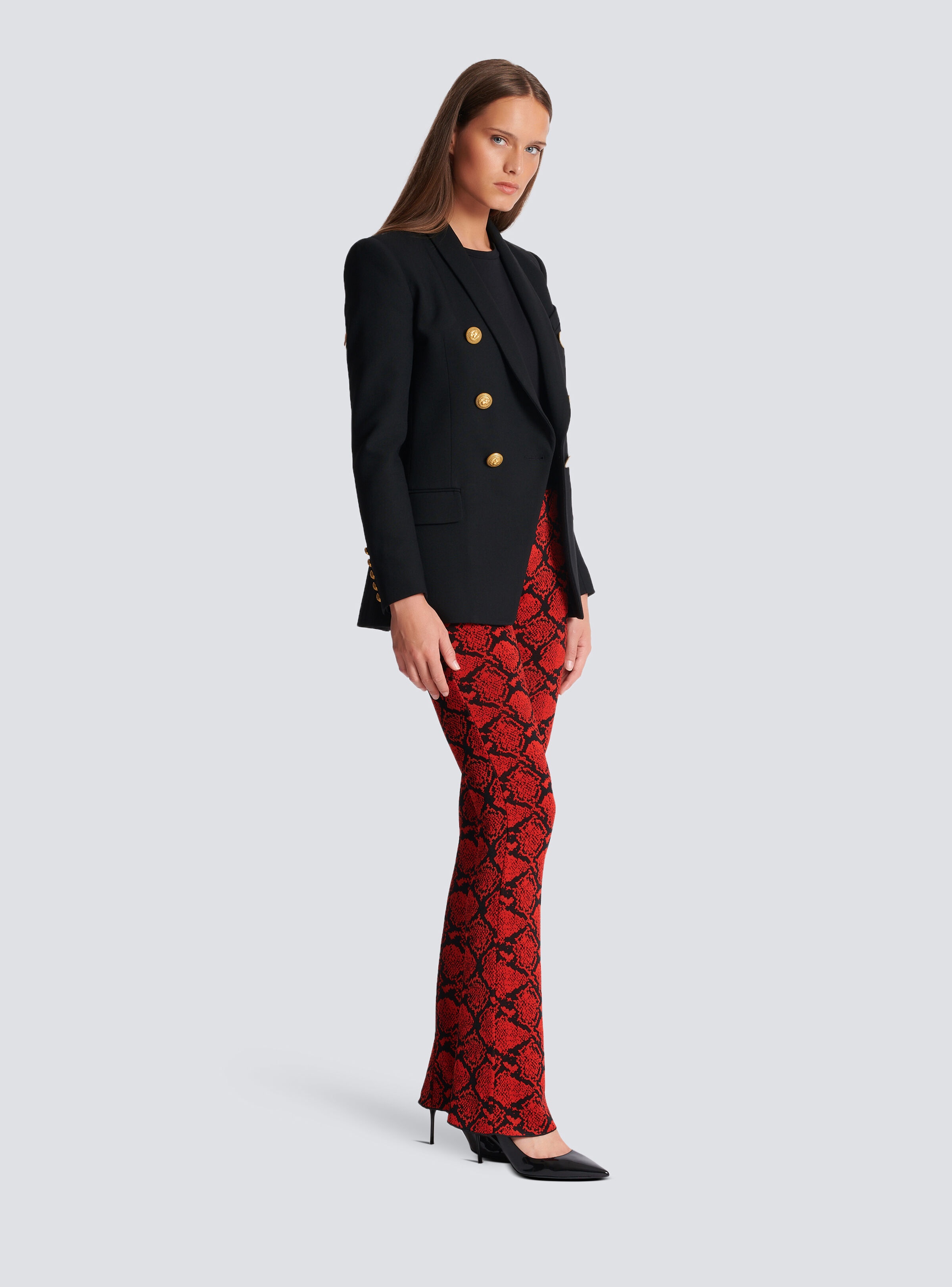 6-button wool jacket - 3