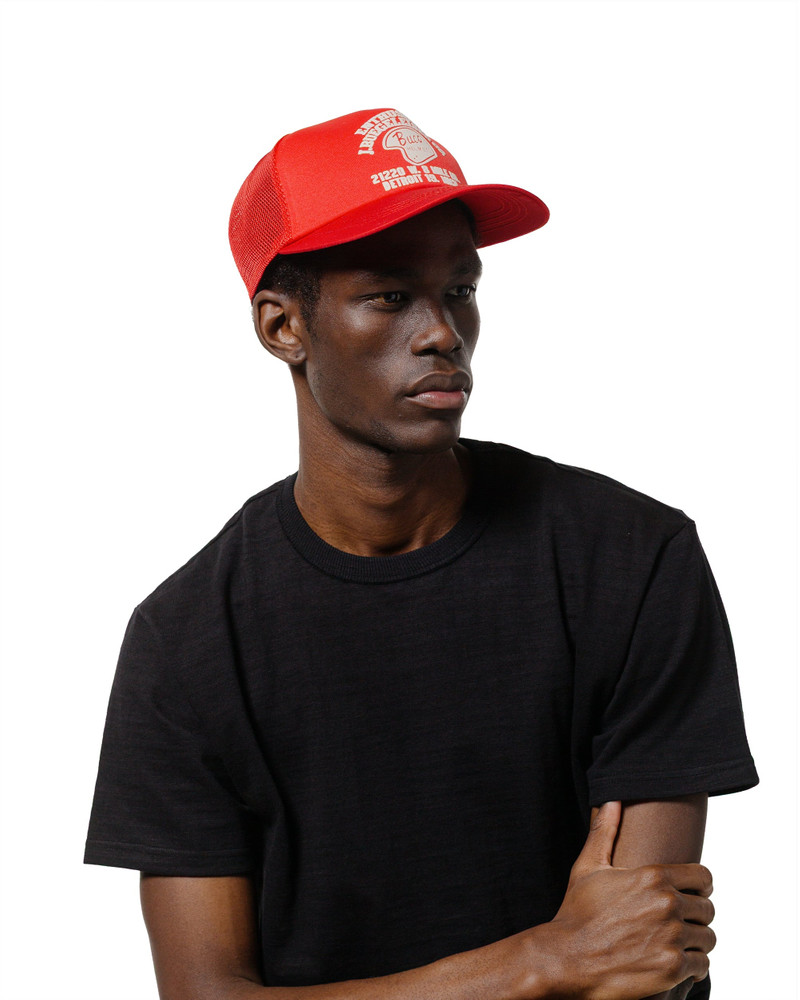 The Real McCoys BA25004 Buco Mesh Cap / Enthusiast Red outlook