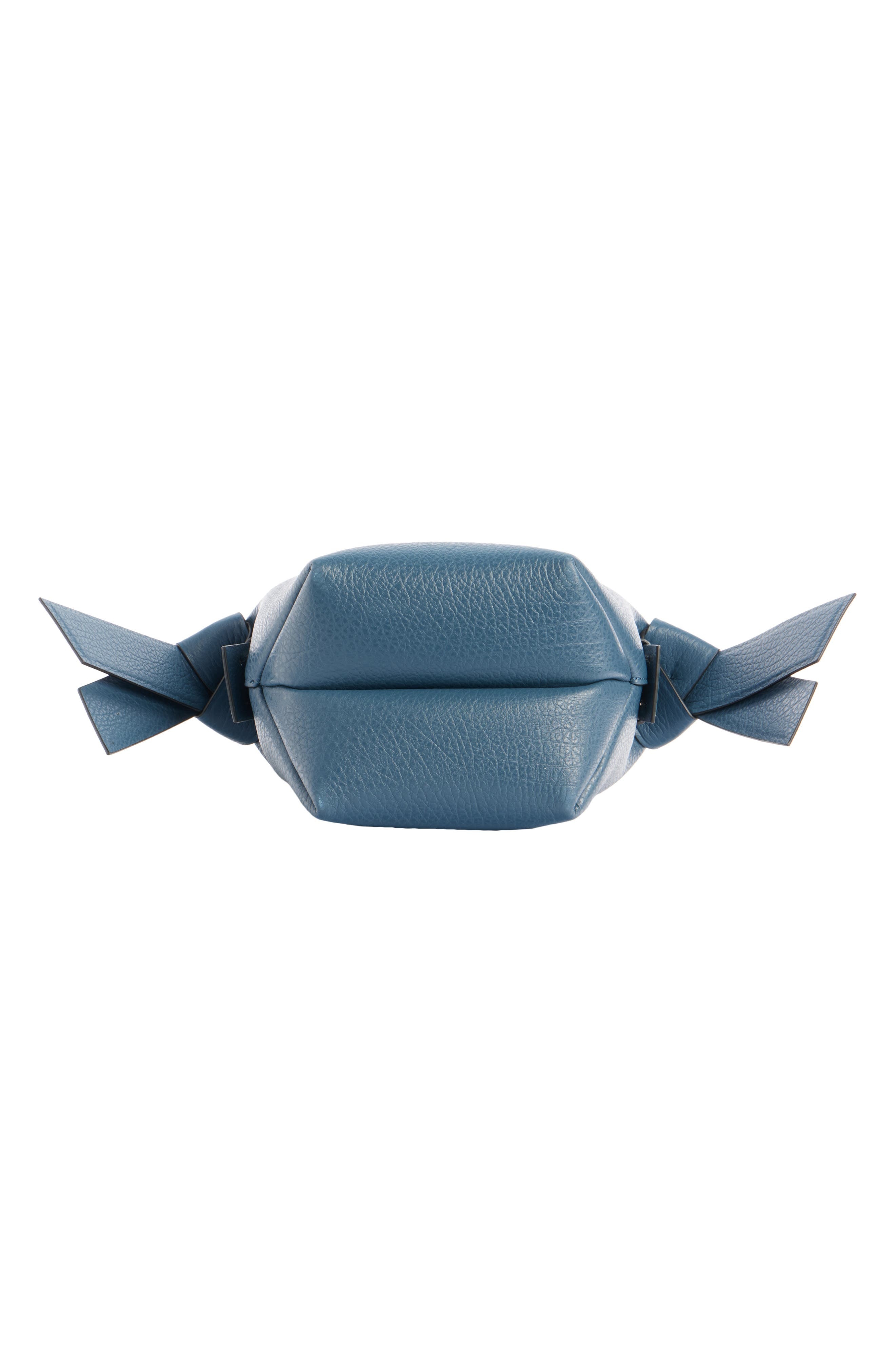 Acne Studios Mini Musubi Leather Shoulder Bag in Denim Blue at Nordstrom - 5