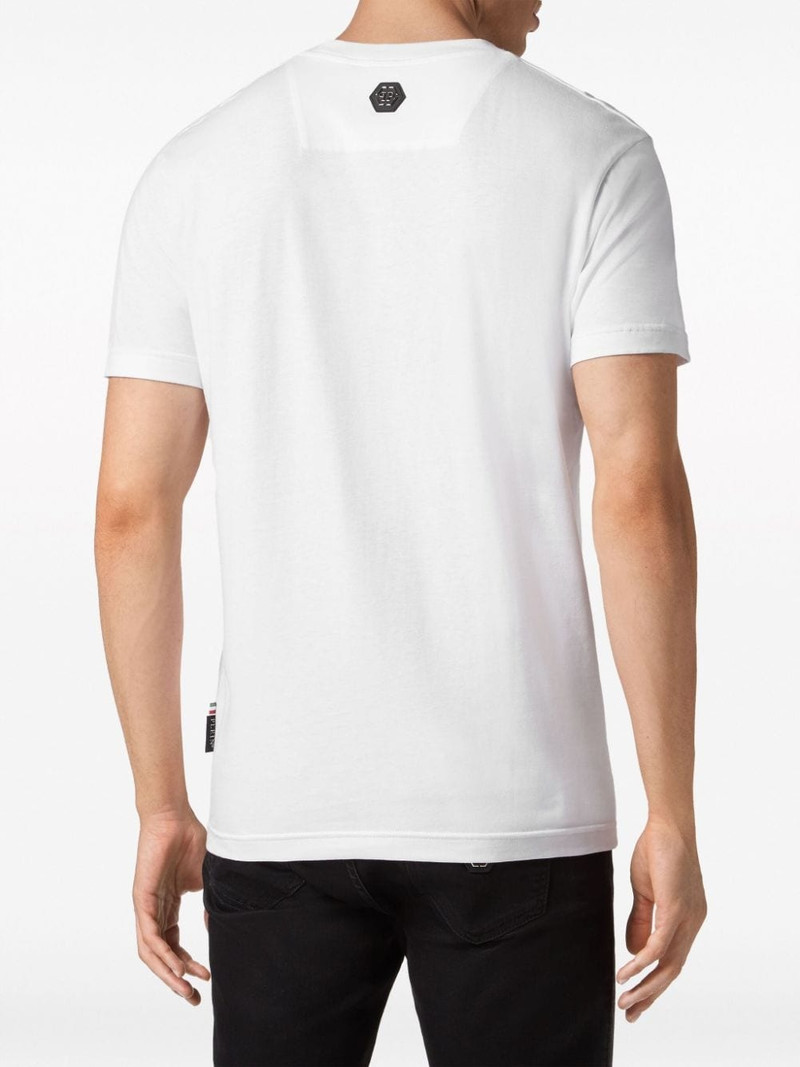 slogan-print cotton T-shirt 4
