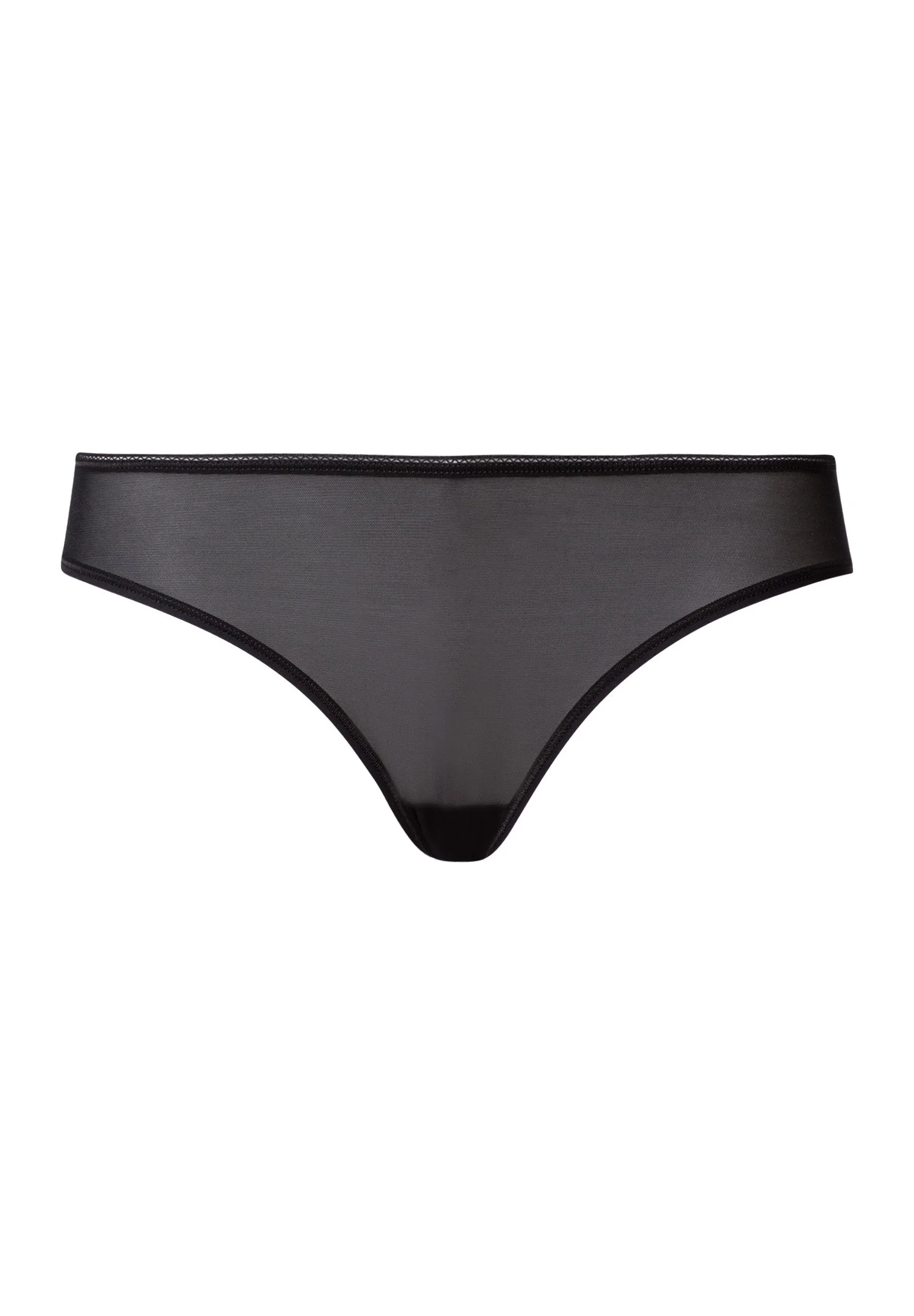 Smooth Illusion Semi-Transparent Tulle Bikini - 1