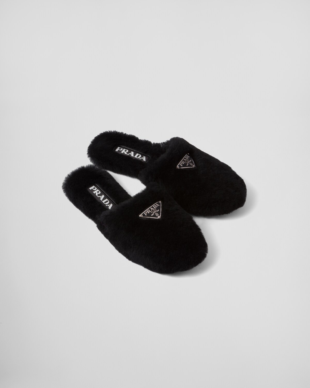 Shearling sabots - 4