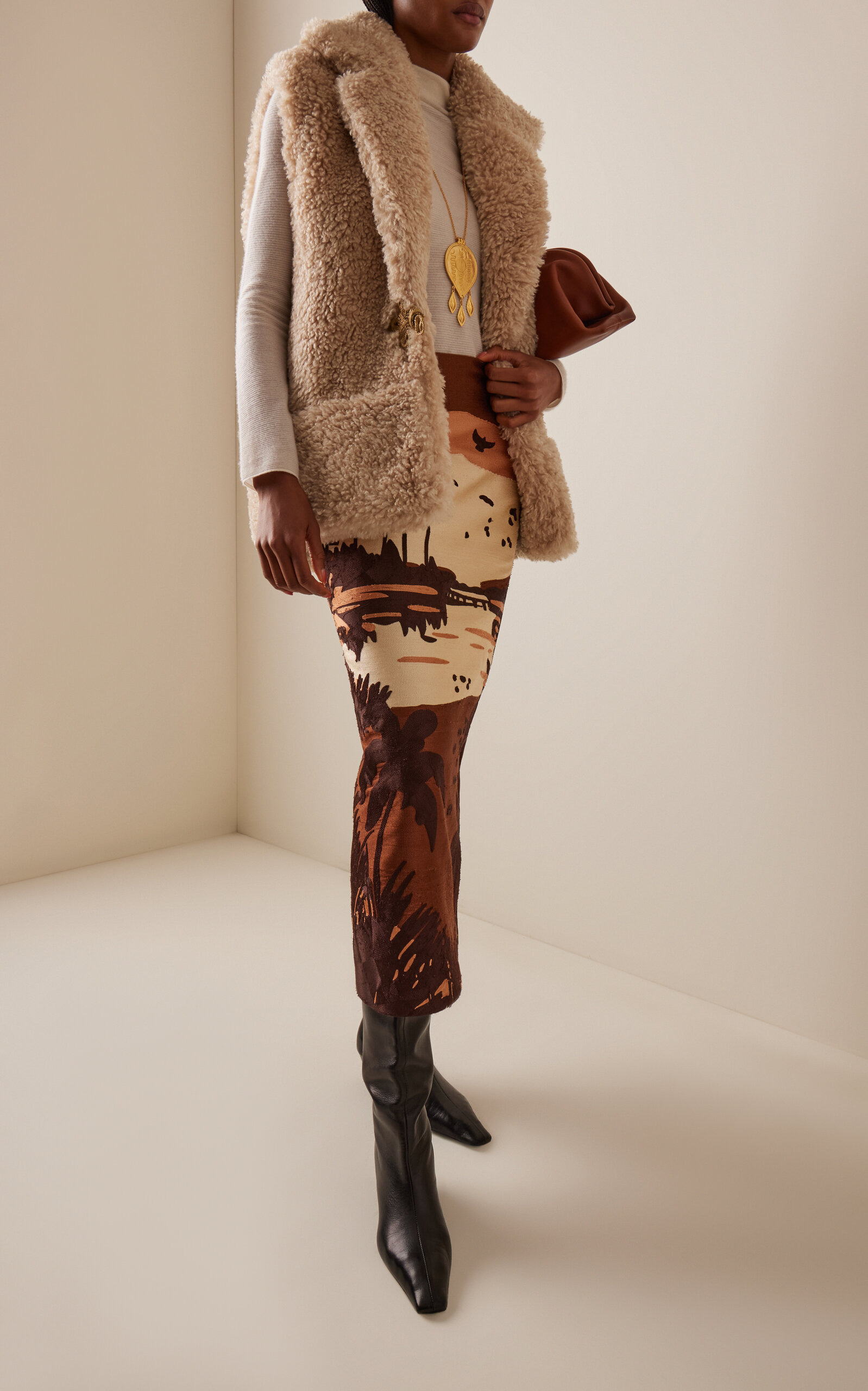 Western Whimsy Vest nude - 3