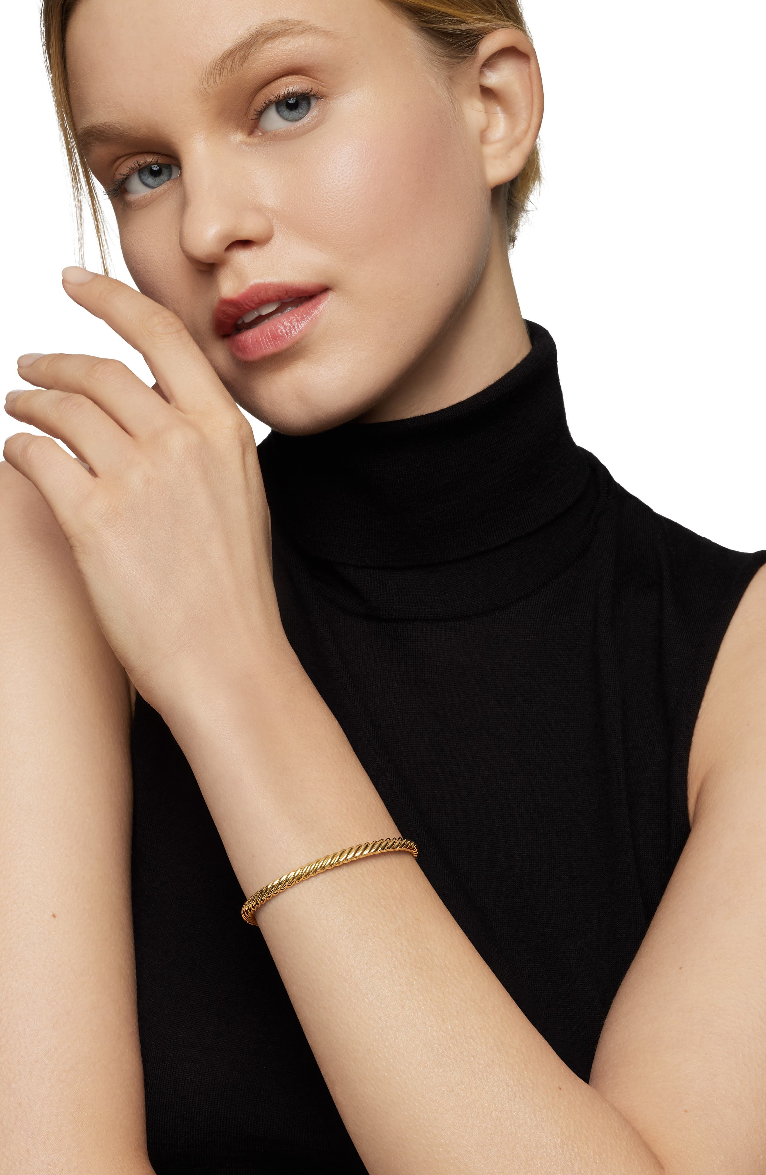 David Yurman Modern Oval Cablespira® Bracelet in 18K Yellow Gold, 4.5mm at Nordstrom - 2