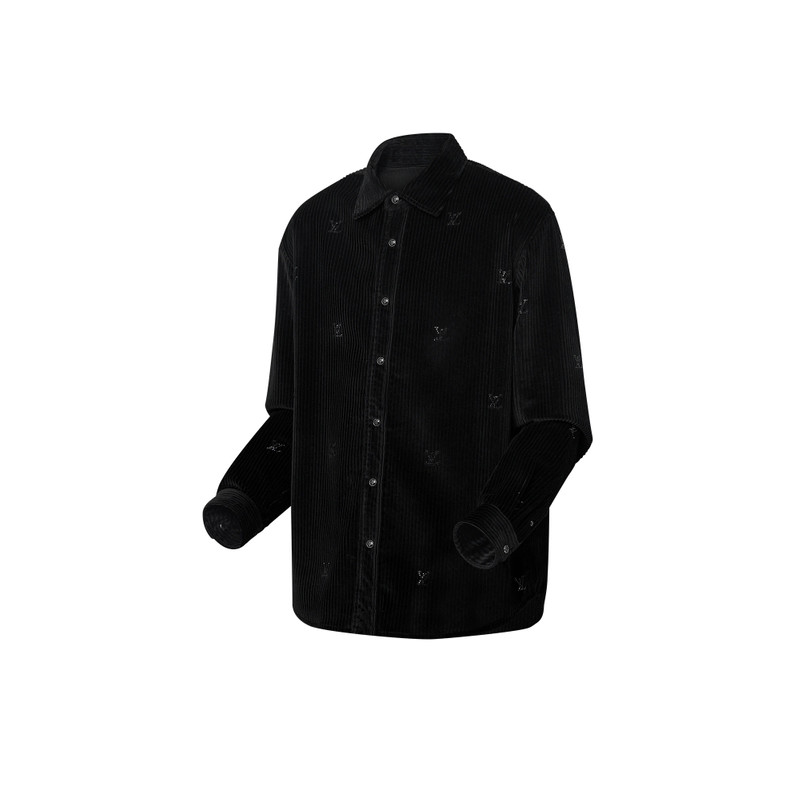 Louis Vuitton Button-Down Long-Sleeved Corduroy Shirt outlook