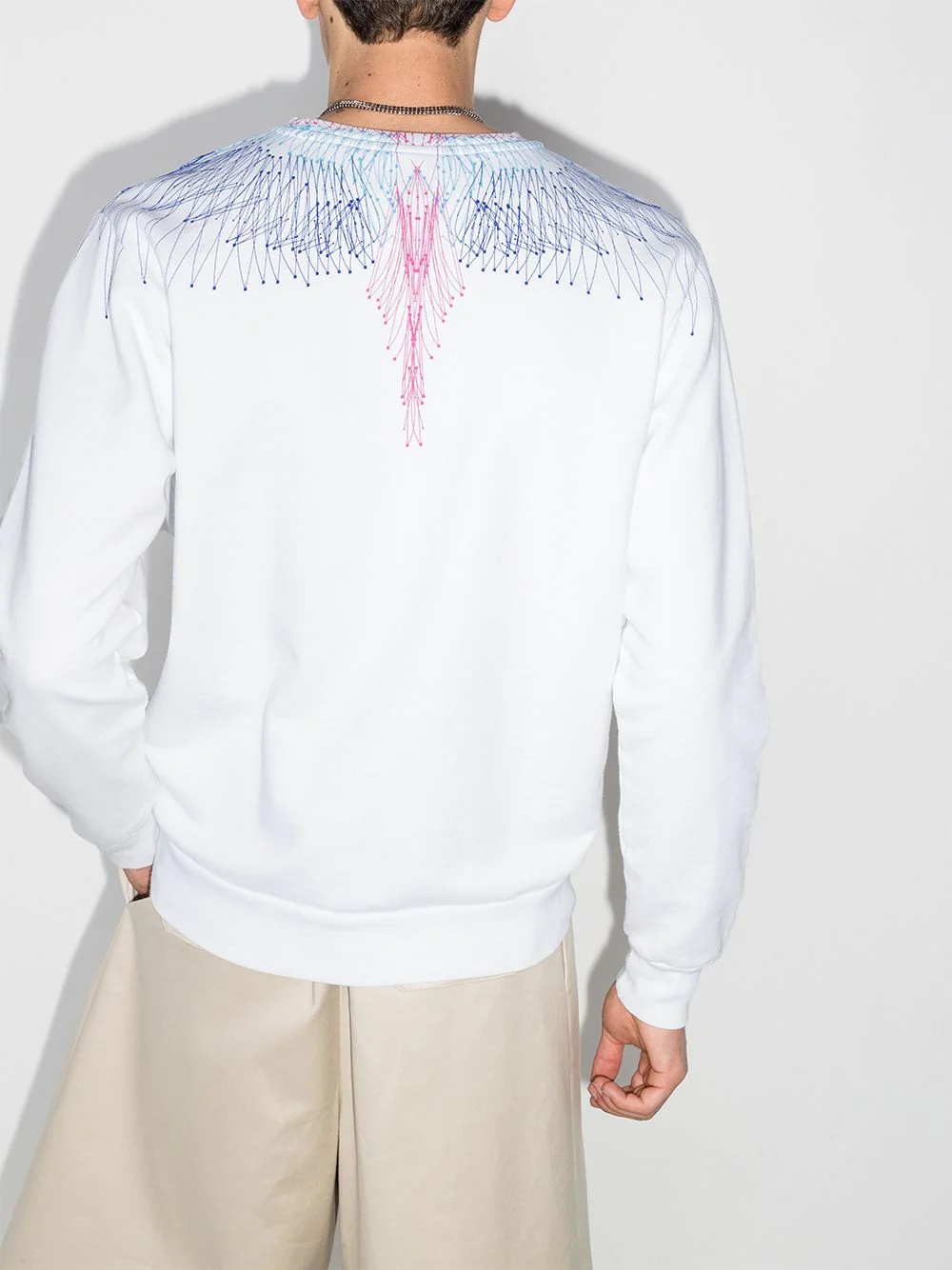 Bezier Wings crew-neck sweater - 3