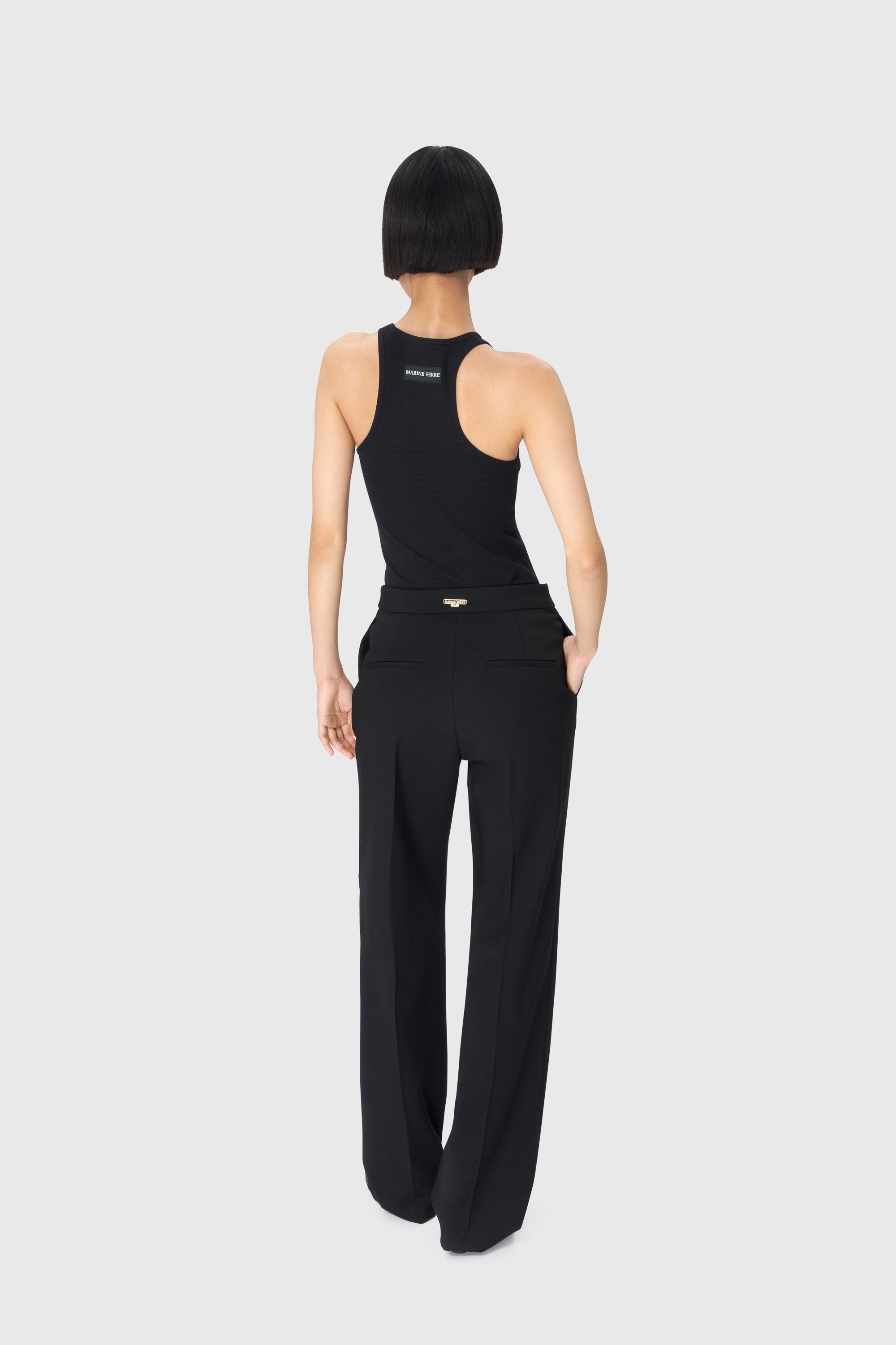 Moon Logo Ribbed Jersey Tank Top - 4