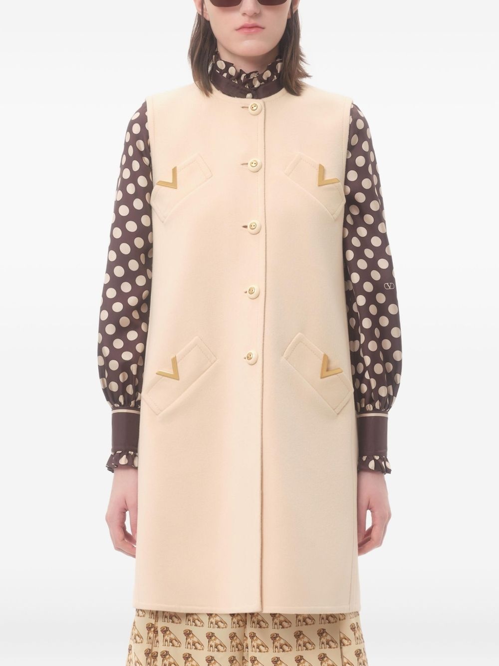 VGOLD button-up coat - 3
