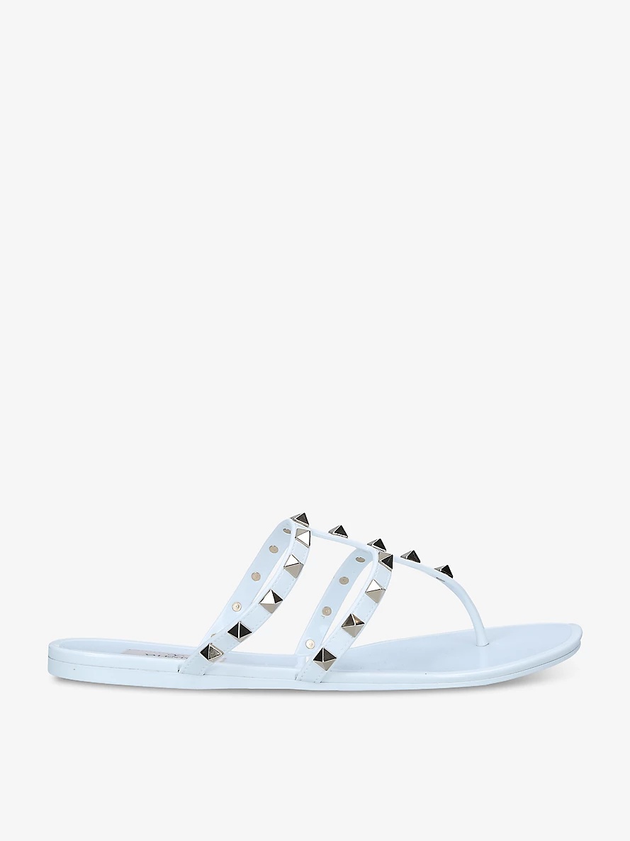 Rockstud PVC gladiator sandals - 1